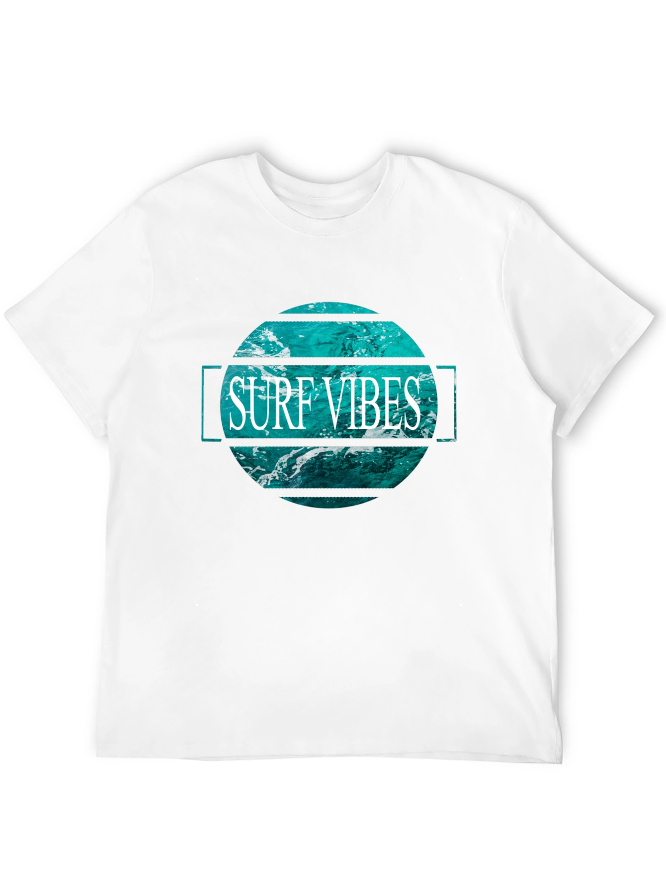 Surf Vibes Graphic T-Shirt - Ocean Wave Design