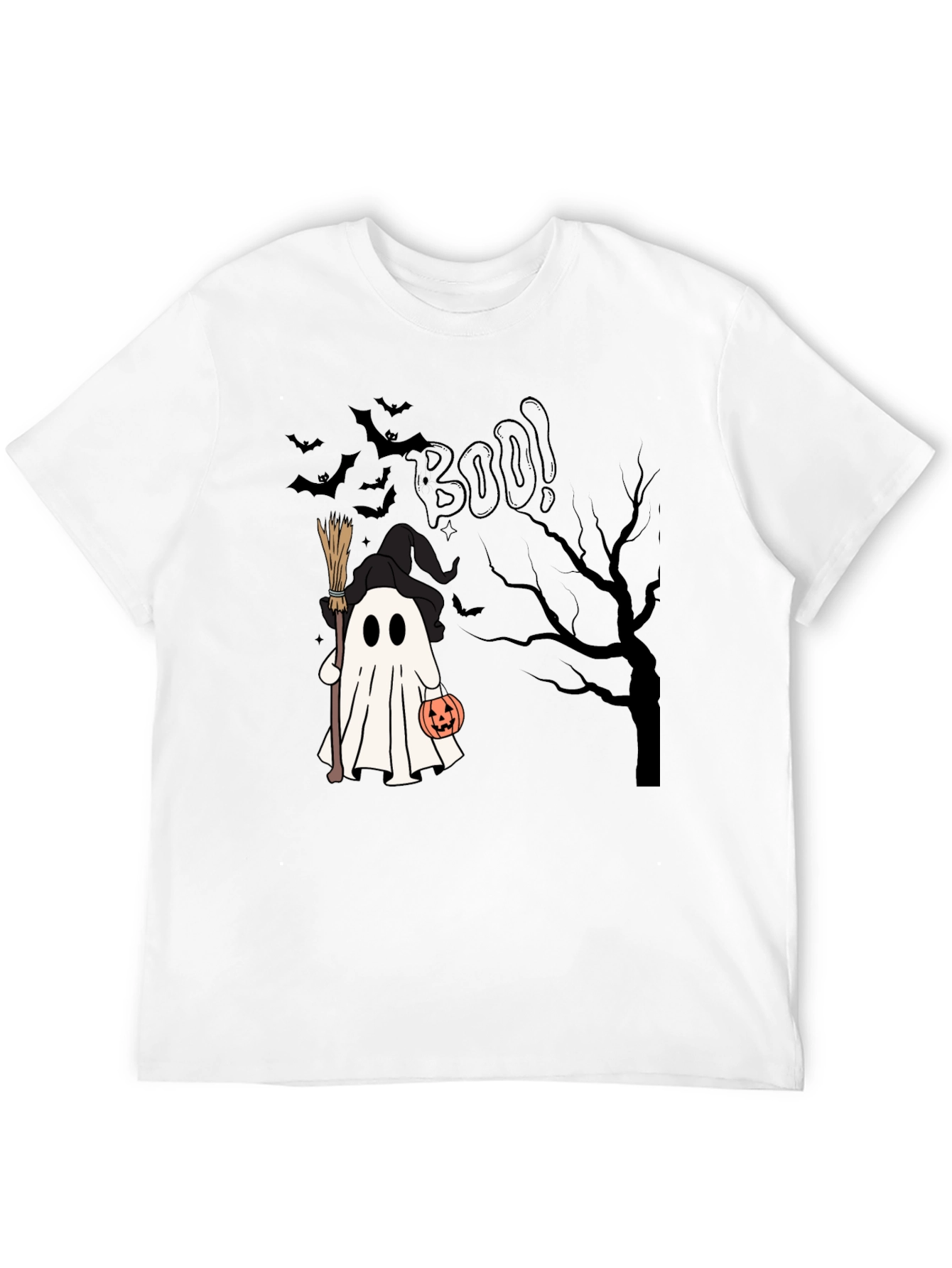 Halloween Ghost Boo T-Shirt - Spooky Season Apparel