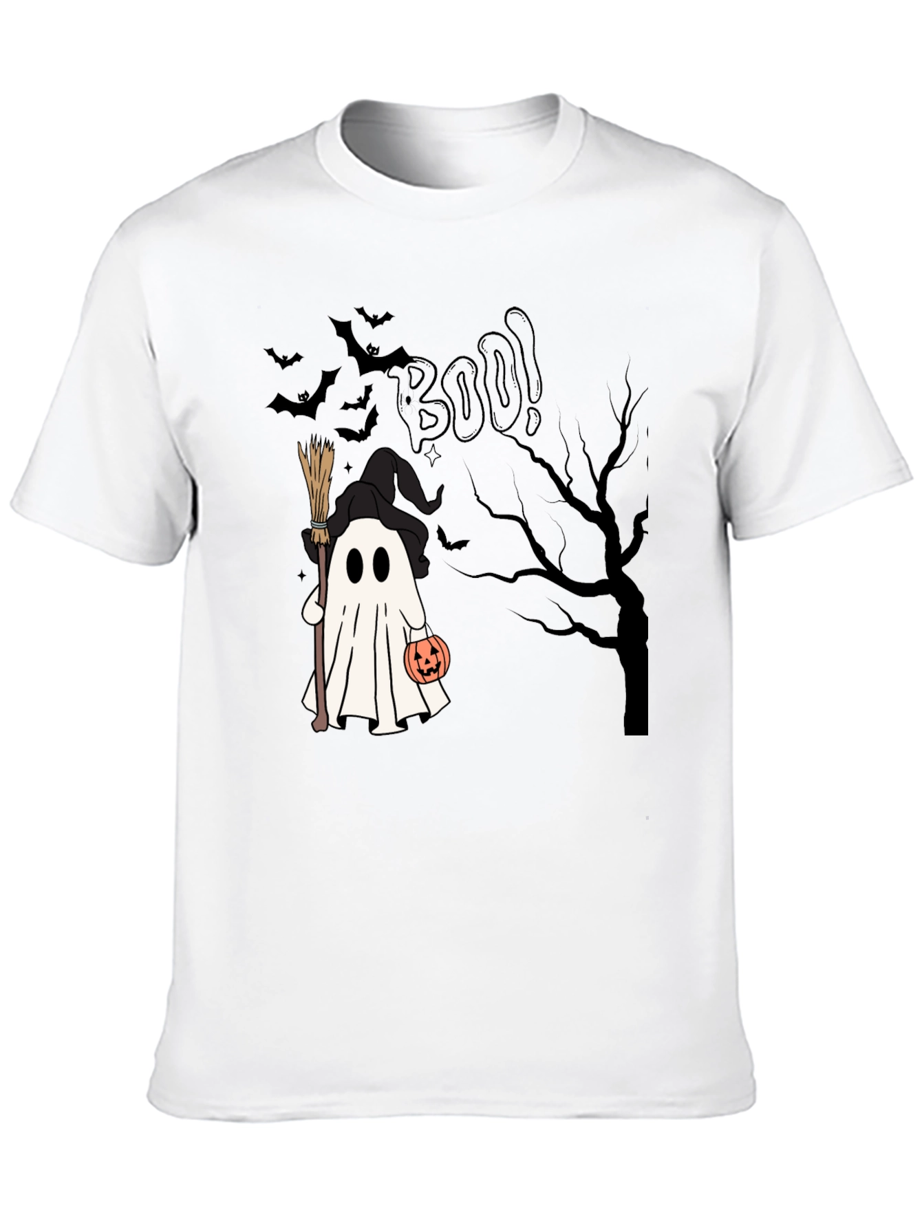 Halloween Ghost Boo T-Shirt - Spooky Season Apparel