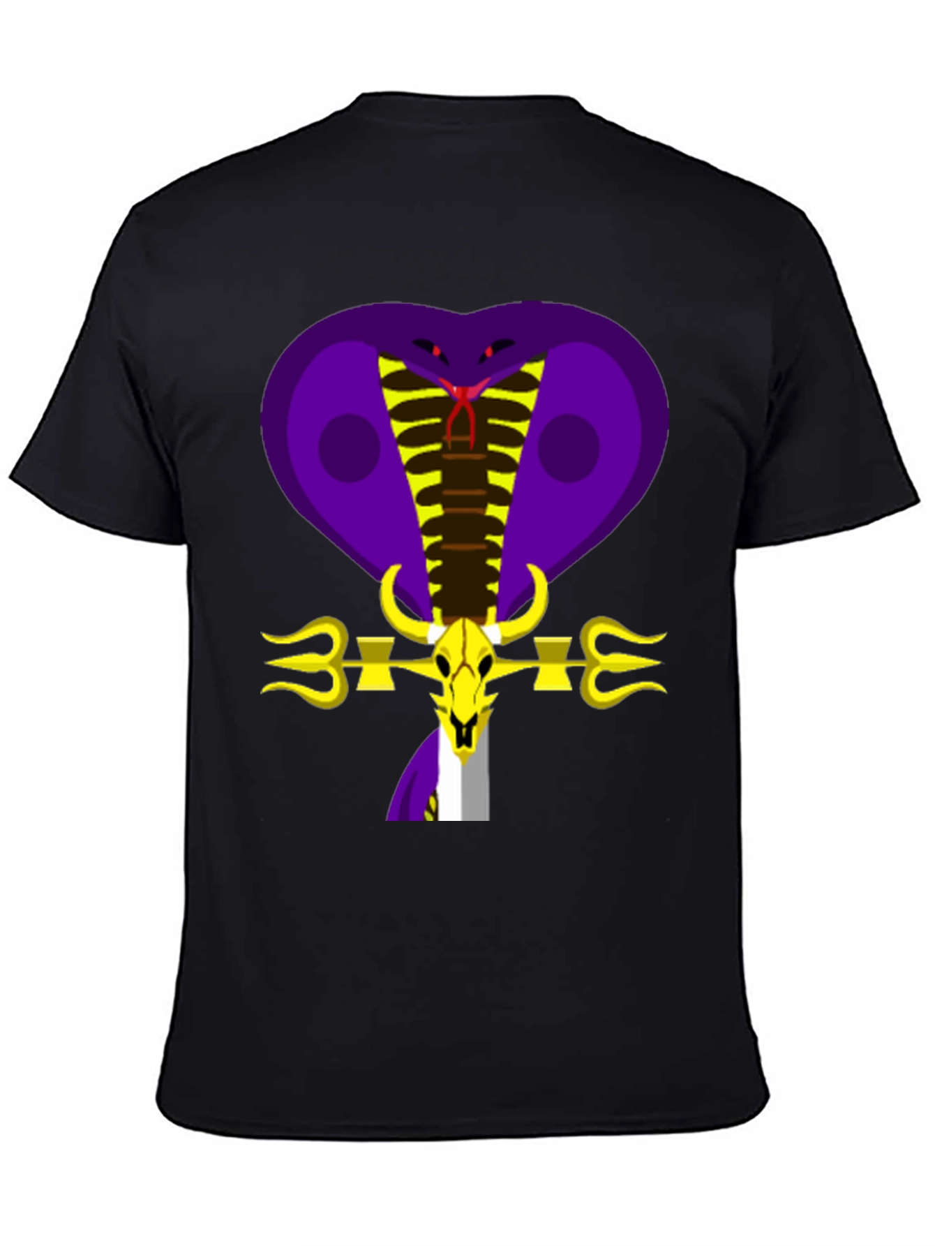Cobra Skull Graphic Tee - Bold Design