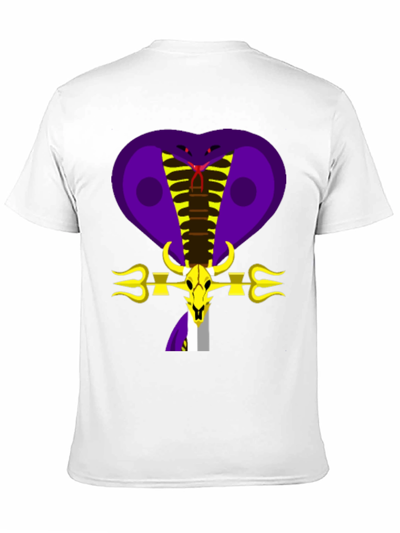 Cobra Skull Graphic Tee - Bold Design