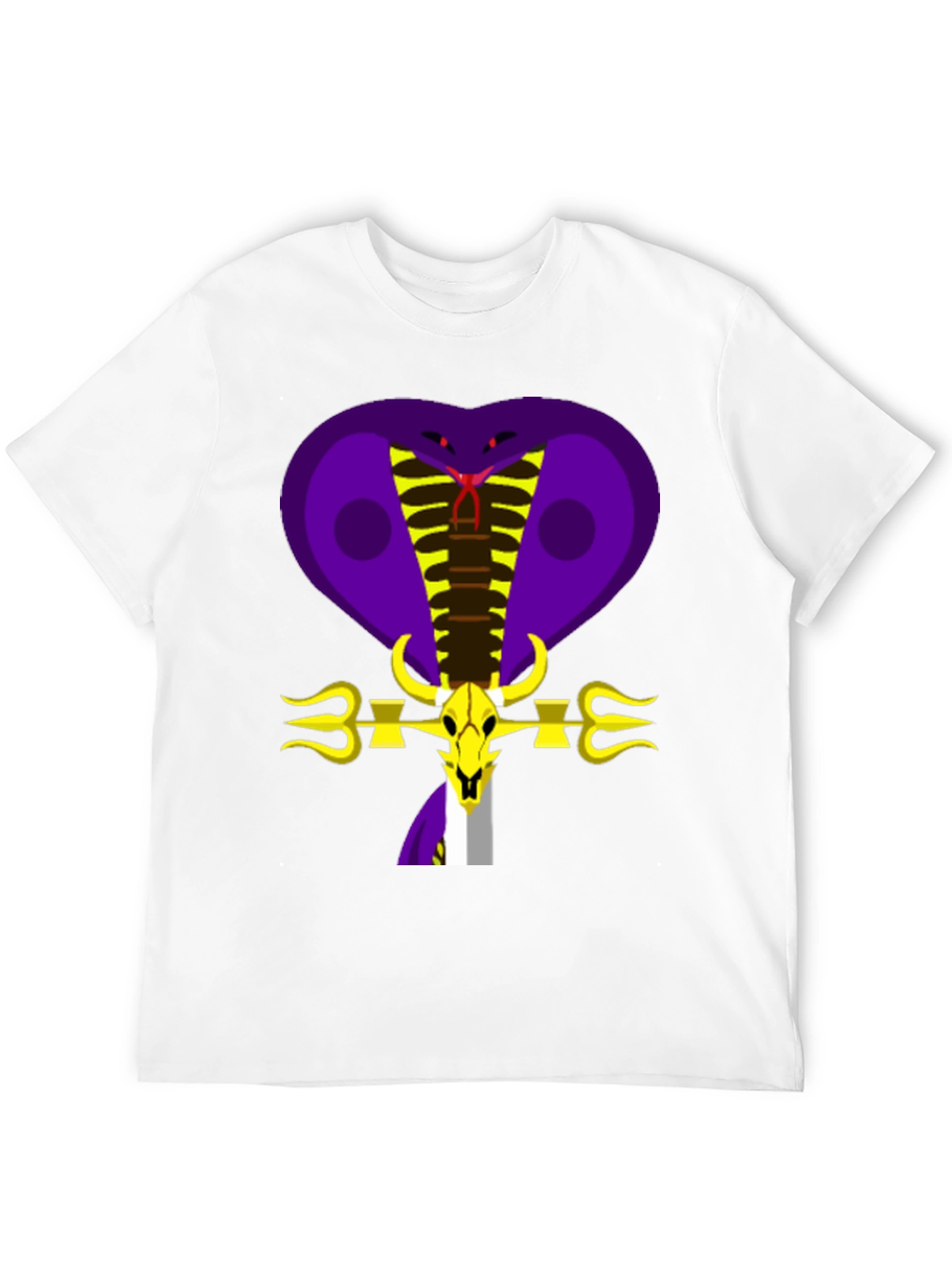 Cobra Skull Graphic Tee - Bold Design