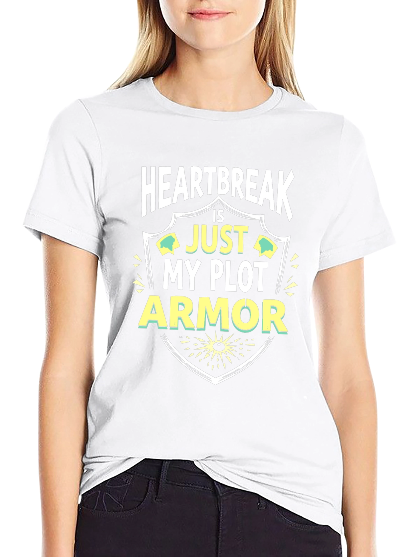 Heartbreak is Just My Plot Armor T-Shirt