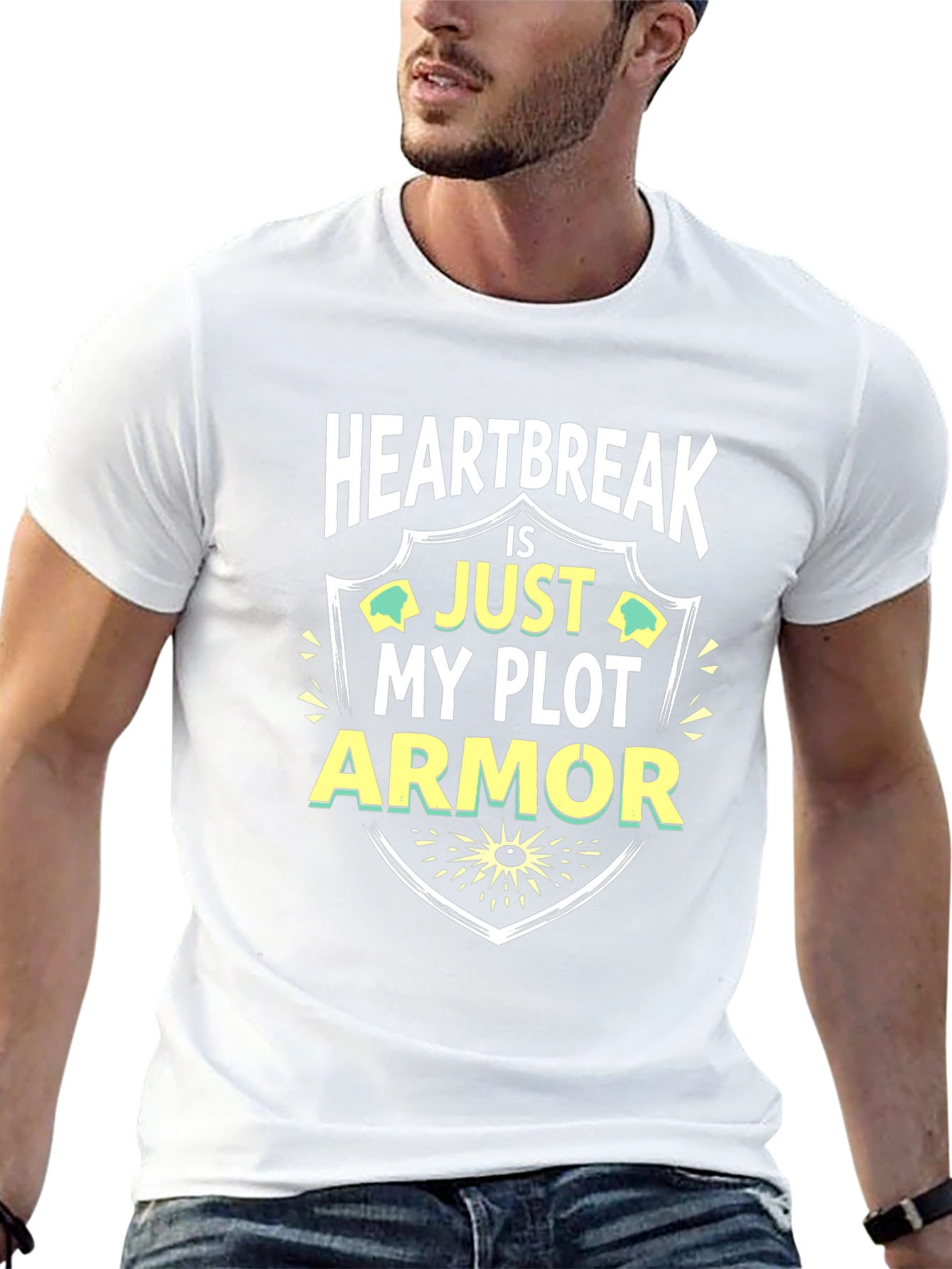 Heartbreak is Just My Plot Armor T-Shirt