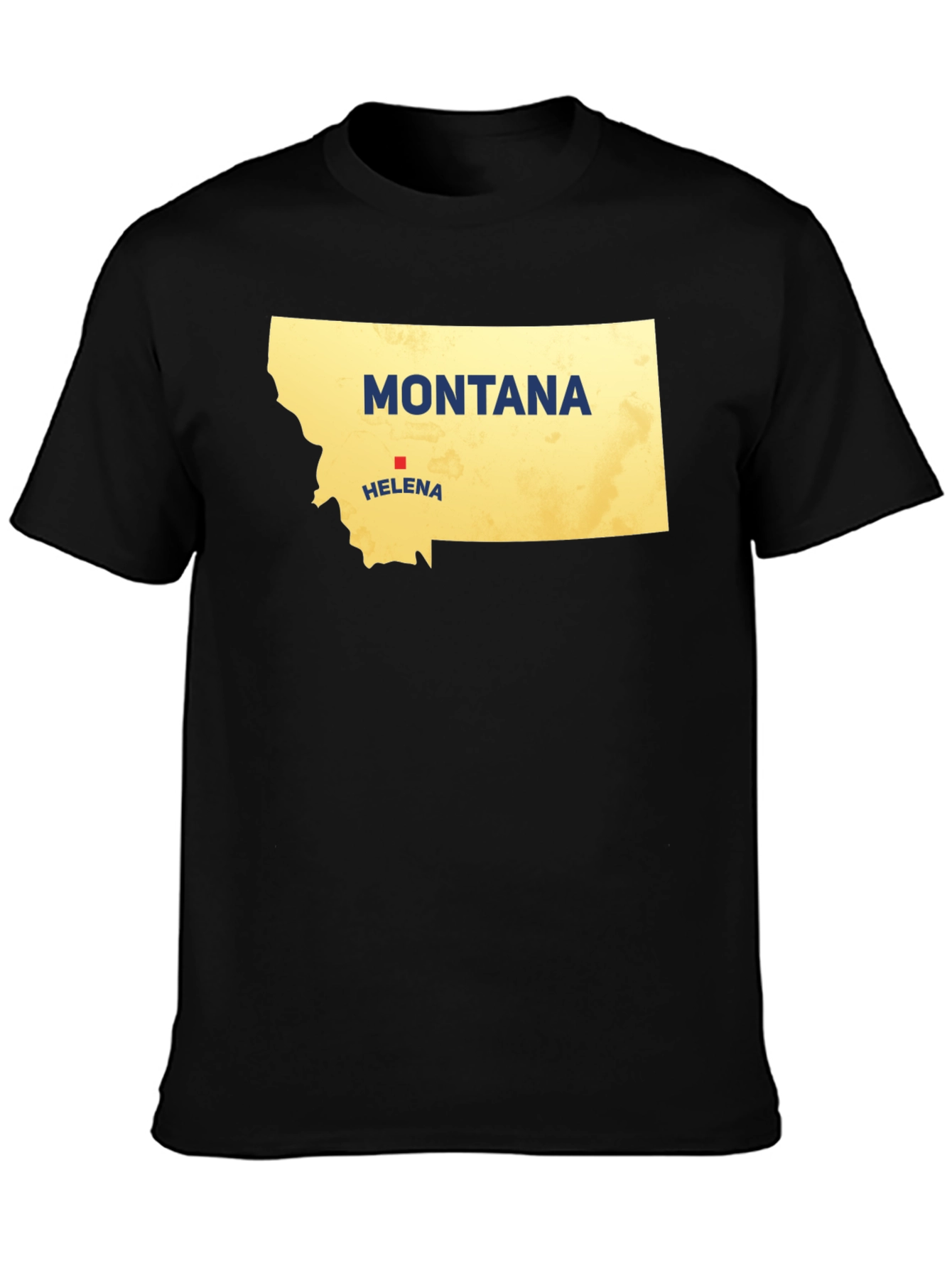 Montana State Map T-Shirt