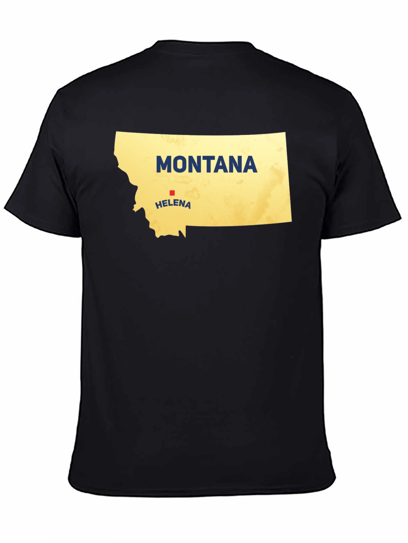 Montana State Map T-Shirt