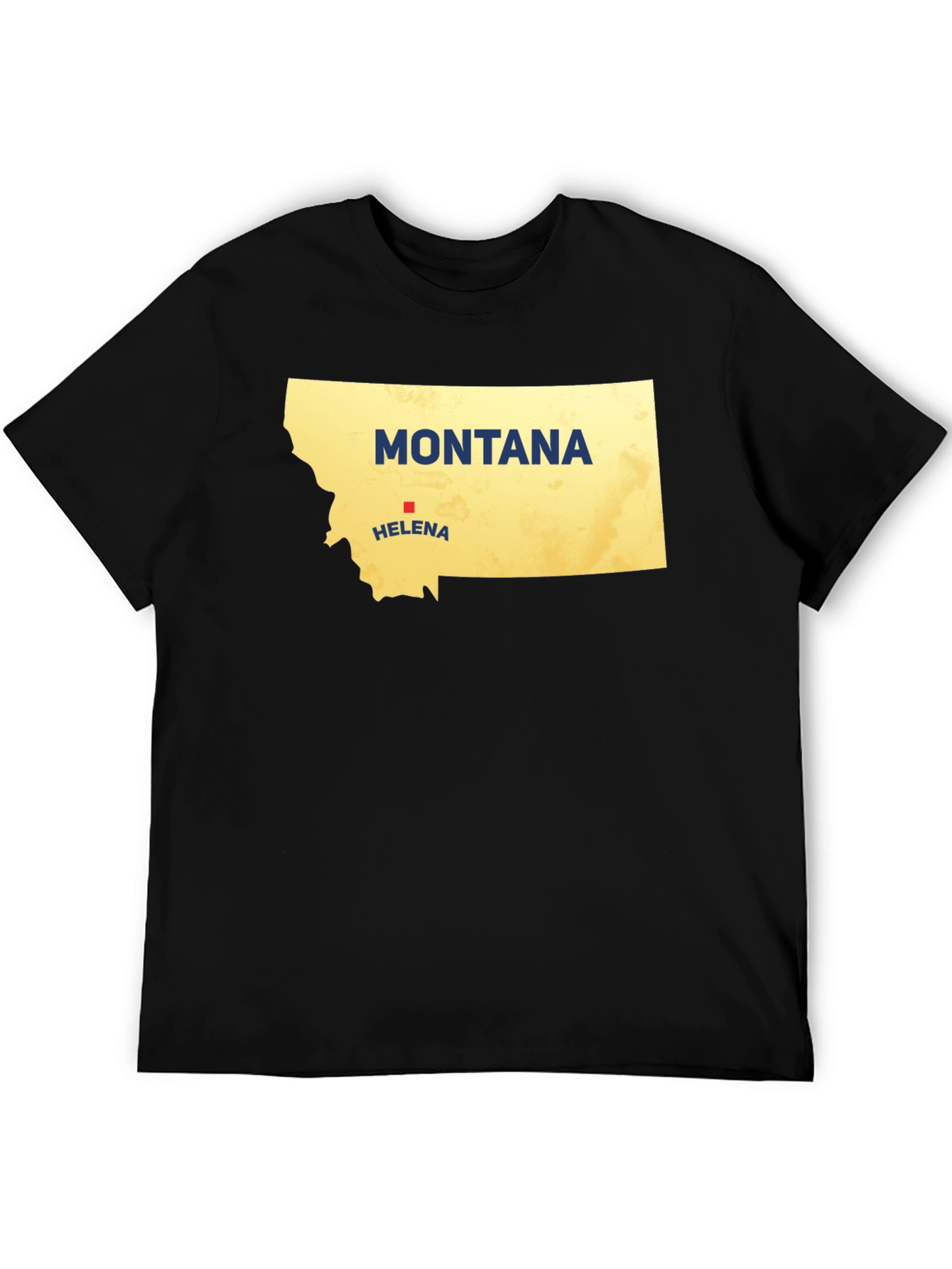 Montana State Map T-Shirt