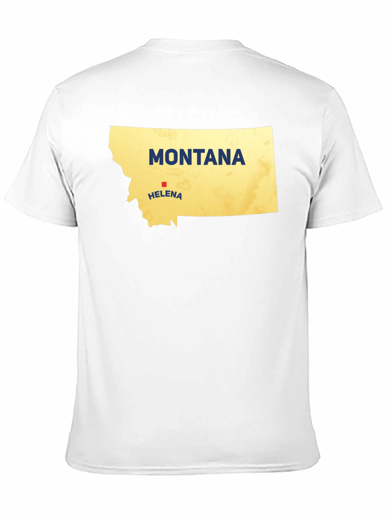 Montana State Map T-Shirt