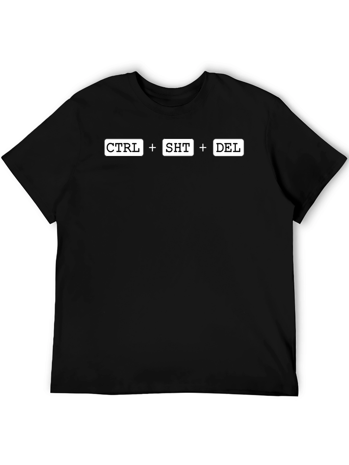 CTRL+SHT+DEL Black T-Shirt