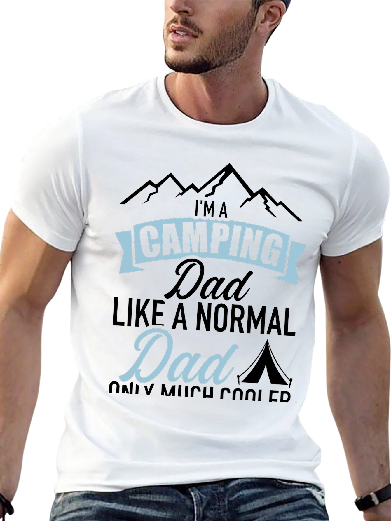 Camping Dad T-Shirt - Much Cooler Than Normal!