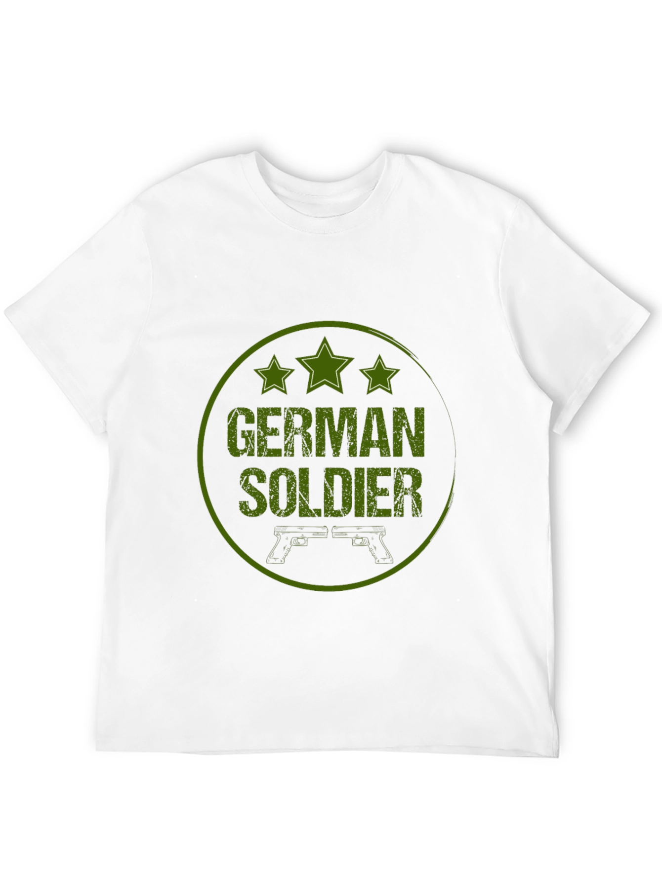German Soldier Graphic Tee - Military Style