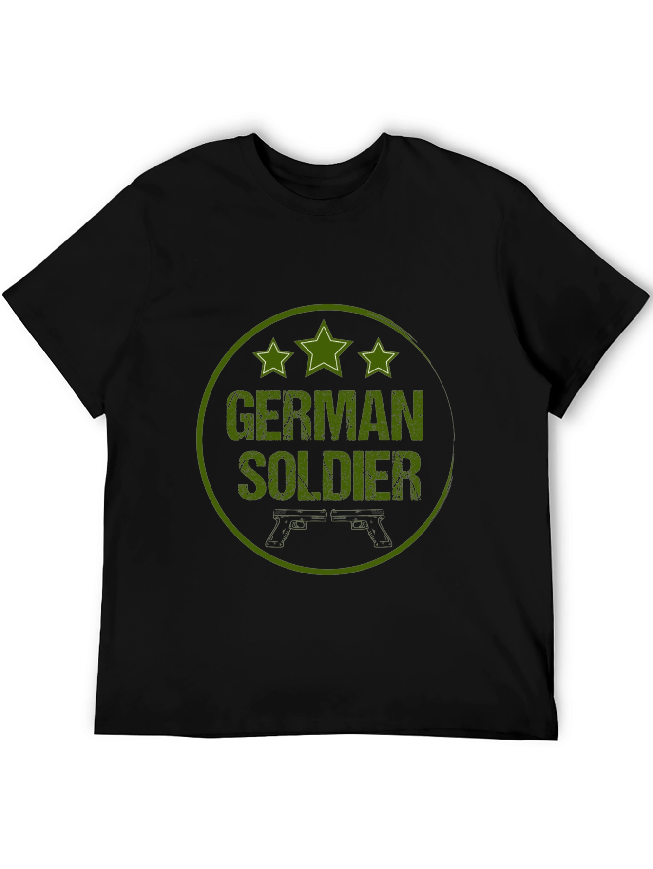 German Soldier Graphic Tee - Military Style