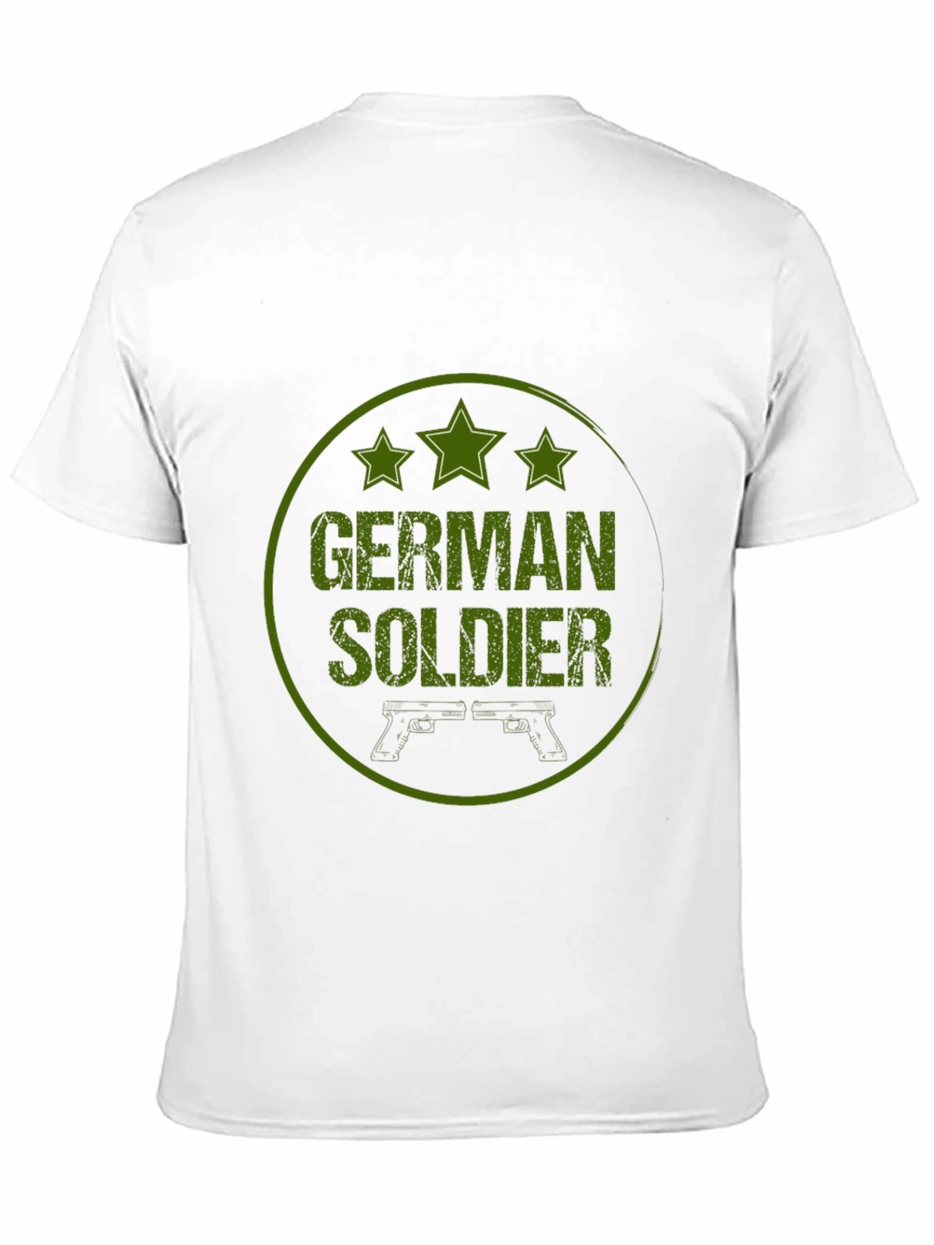German Soldier Graphic Tee - Military Style