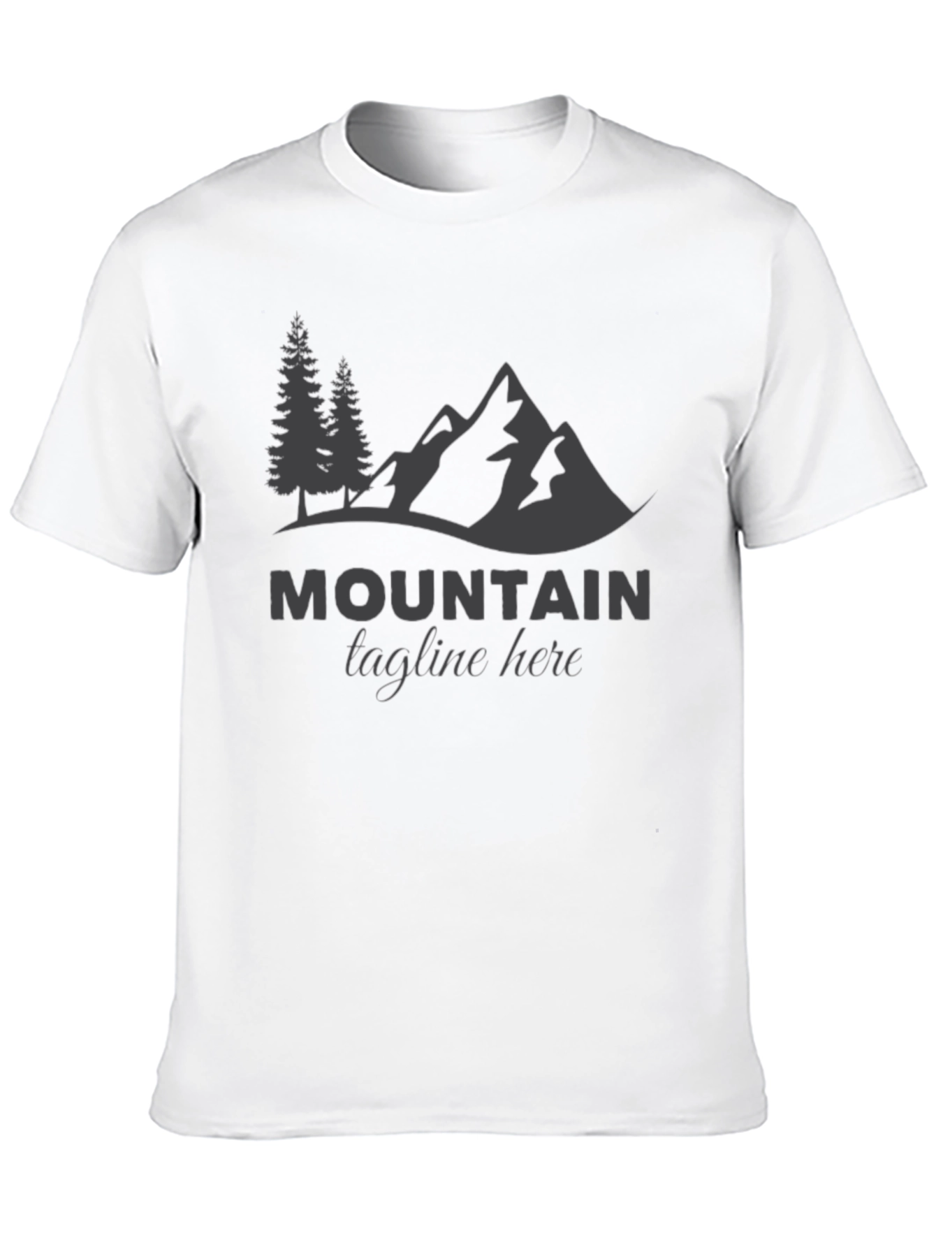 Mountain Graphic Black Tee