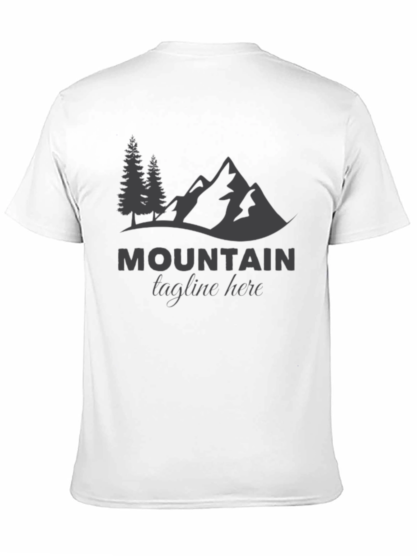 Mountain Graphic Black Tee