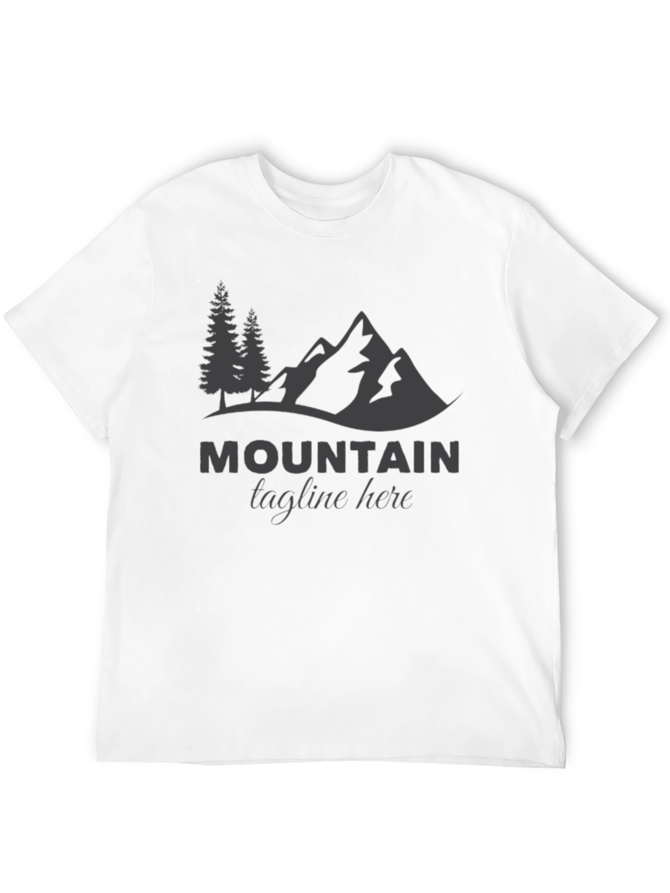 Mountain Graphic Black Tee