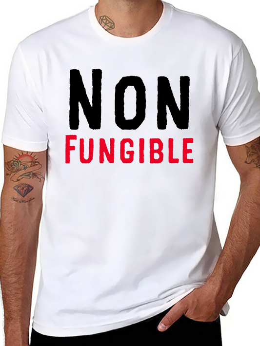 Non-Fungible Black T-Shirt - Crypto Art