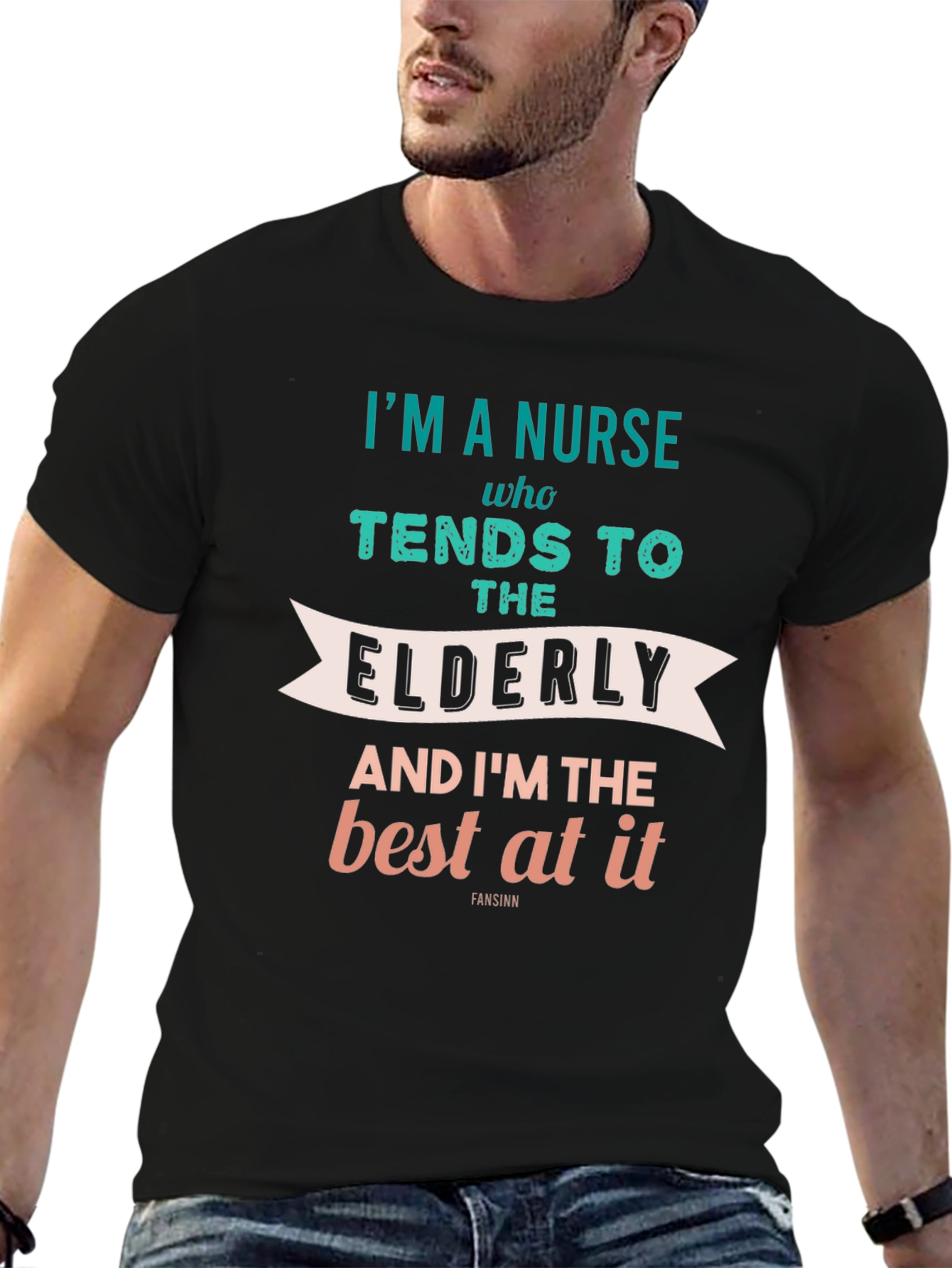 Nurse T-Shirt - Elderly Care - Best At It
