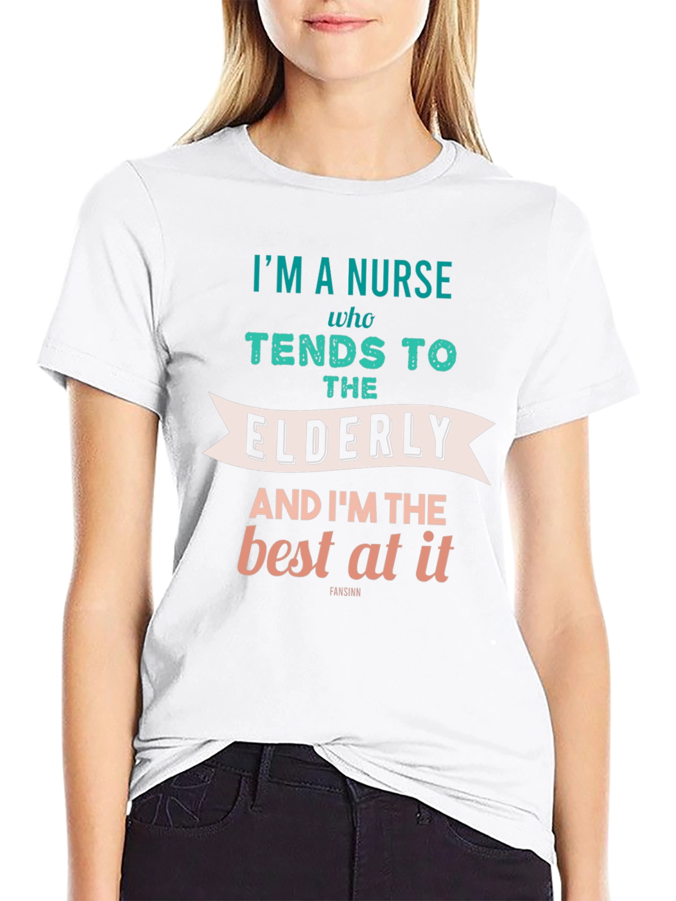 Nurse T-Shirt - Elderly Care - Best At It