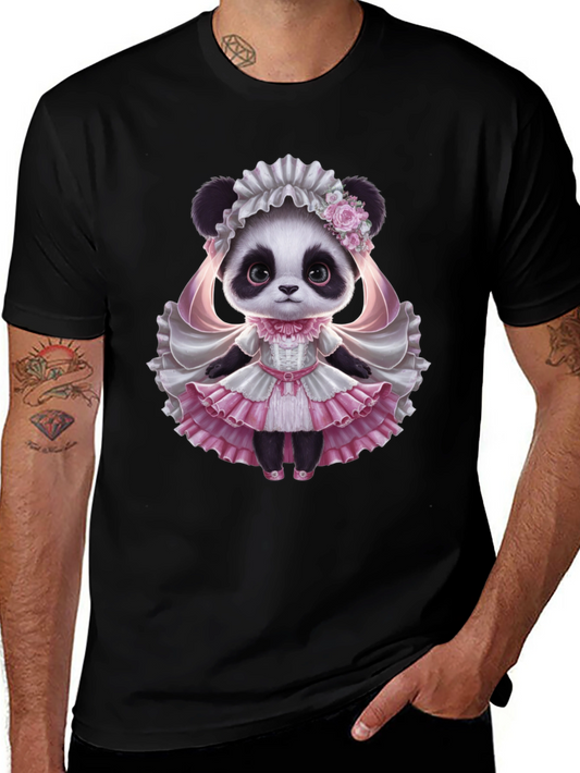 Panda Princess T-Shirt - Cute Animal Graphic Tee