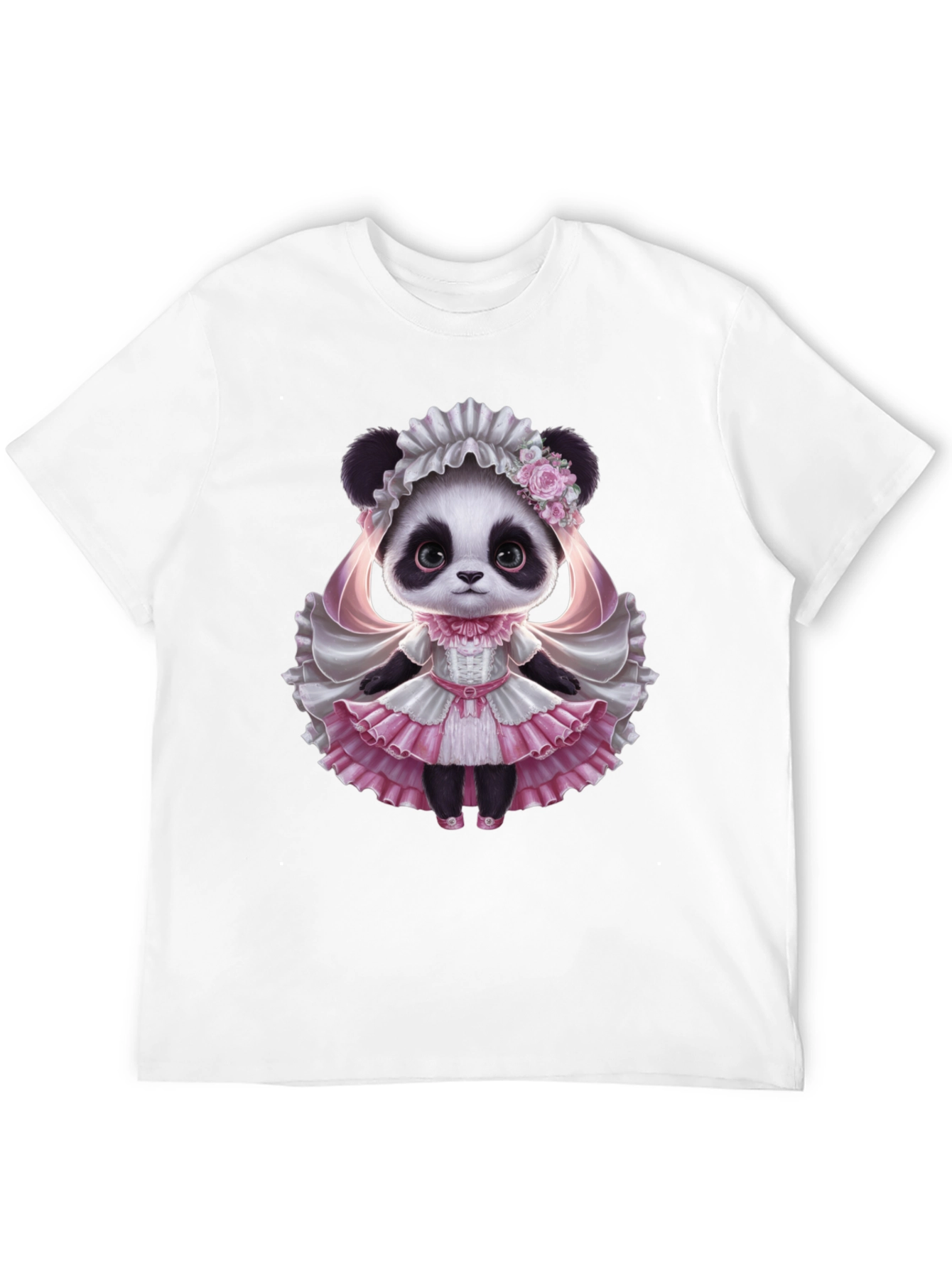 Panda Princess T-Shirt - Cute Animal Graphic Tee
