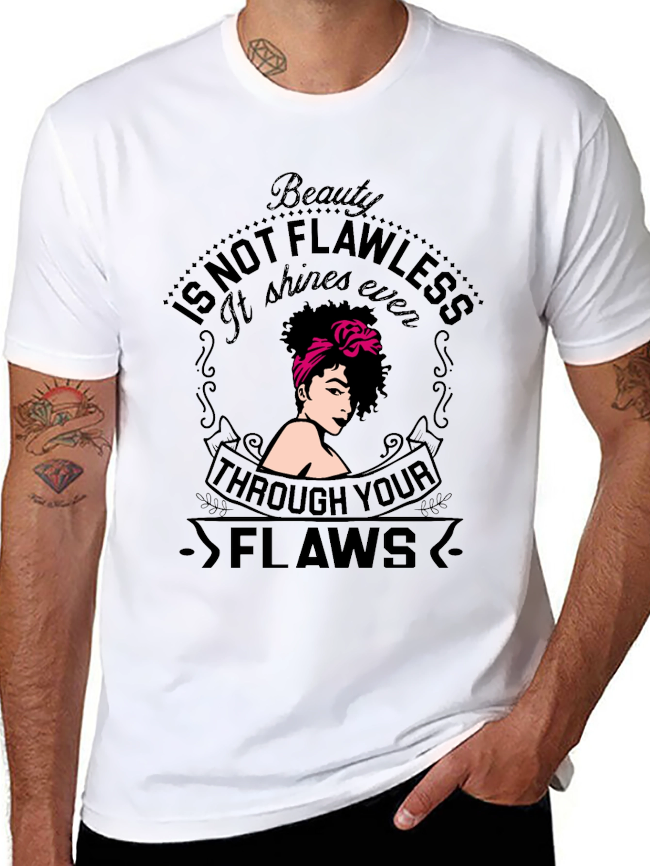Beauty Through Flaws Graphic T-Shirt
