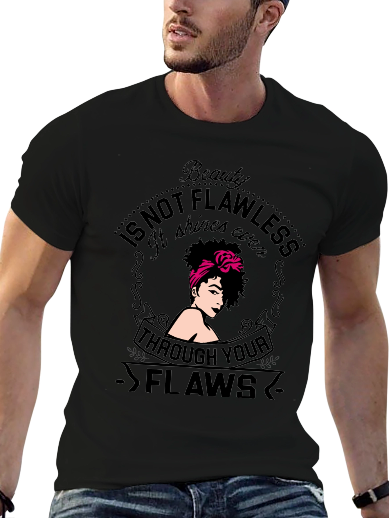 Beauty Through Flaws Graphic T-Shirt