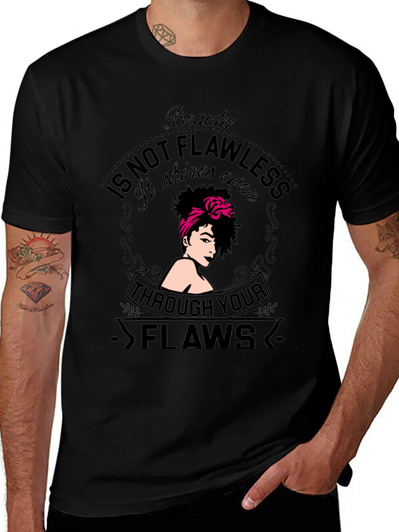 Beauty Through Flaws Graphic T-Shirt