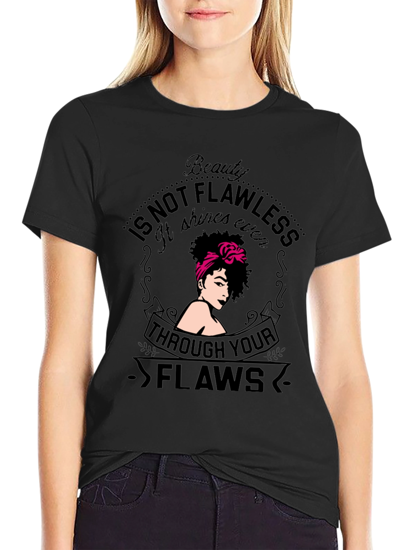 Beauty Through Flaws Graphic T-Shirt