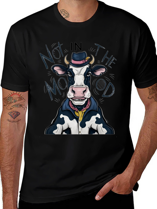 Funny Cow Graphic Tee - Not in the Mood