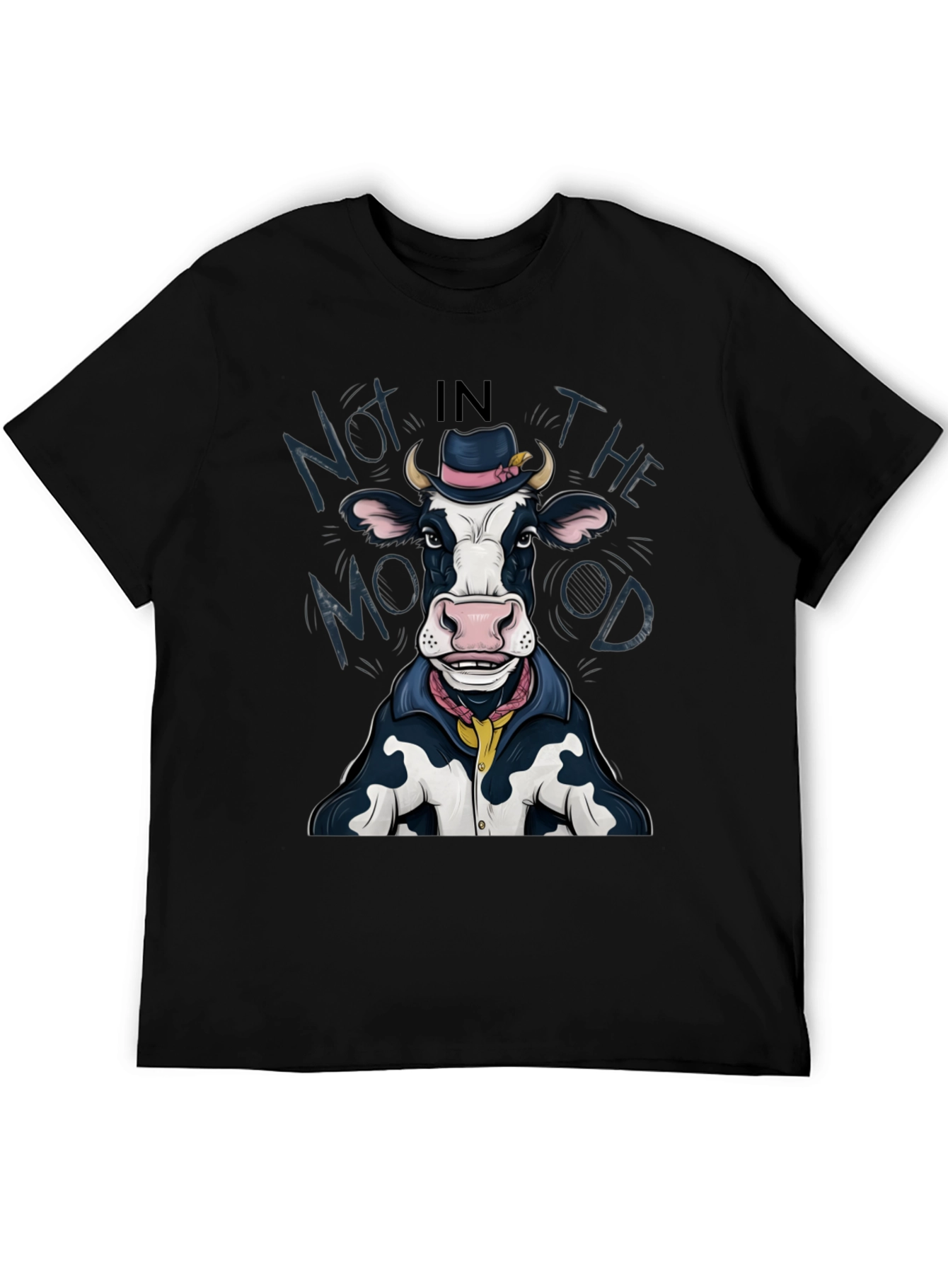 Funny Cow Graphic Tee - Not in the Mood
