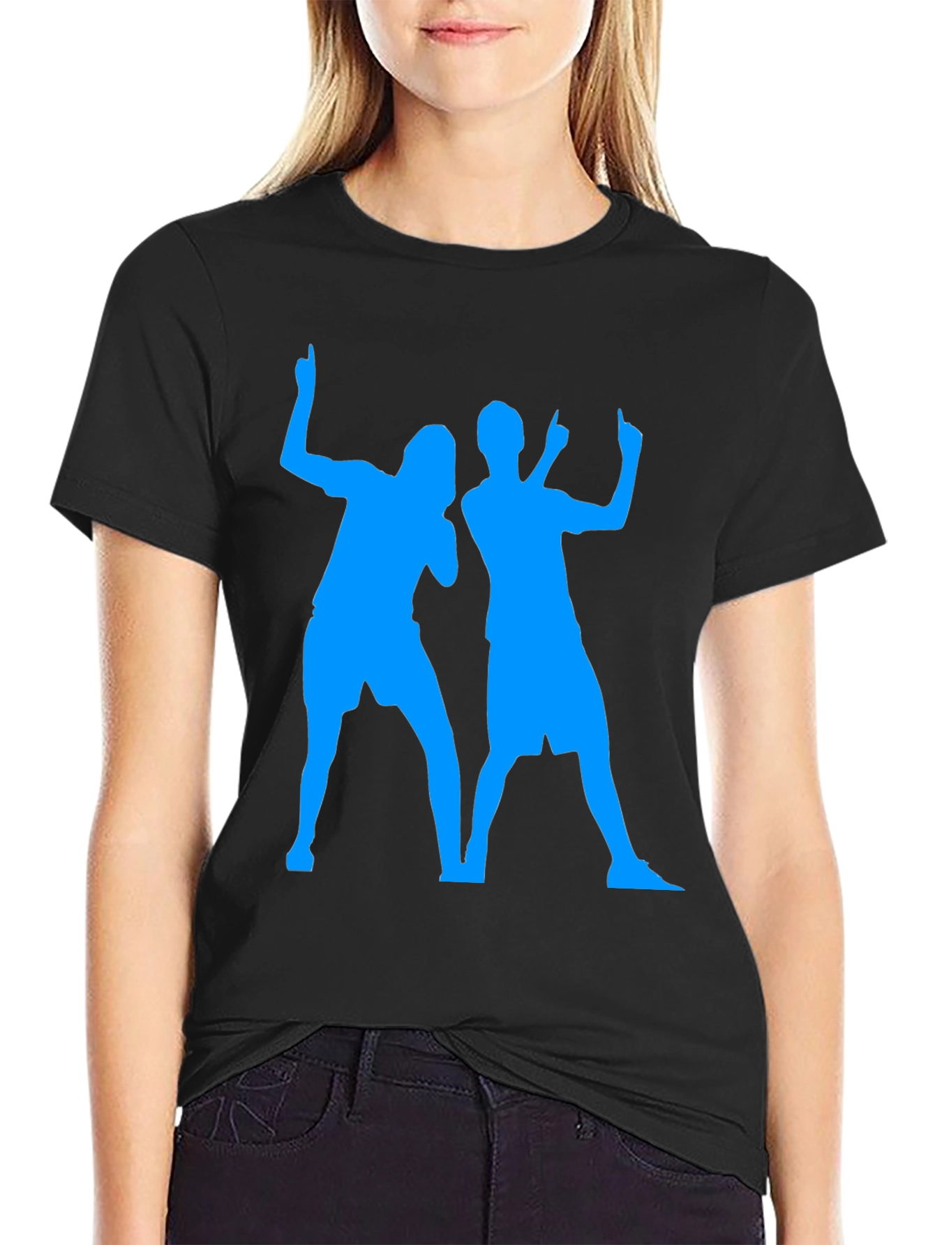 Cool Graphic Tee - Dancing Duo