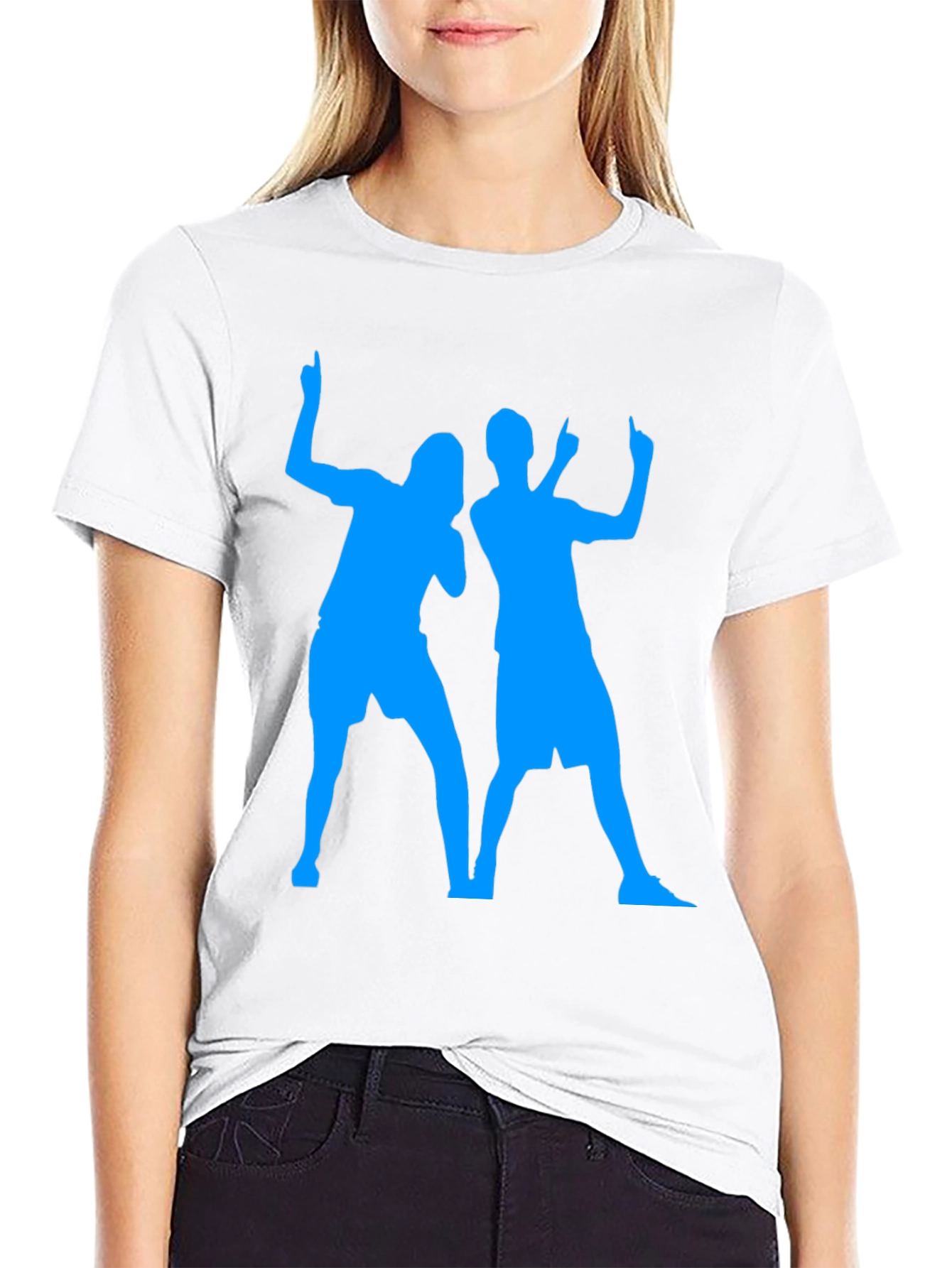 Cool Graphic Tee - Dancing Duo