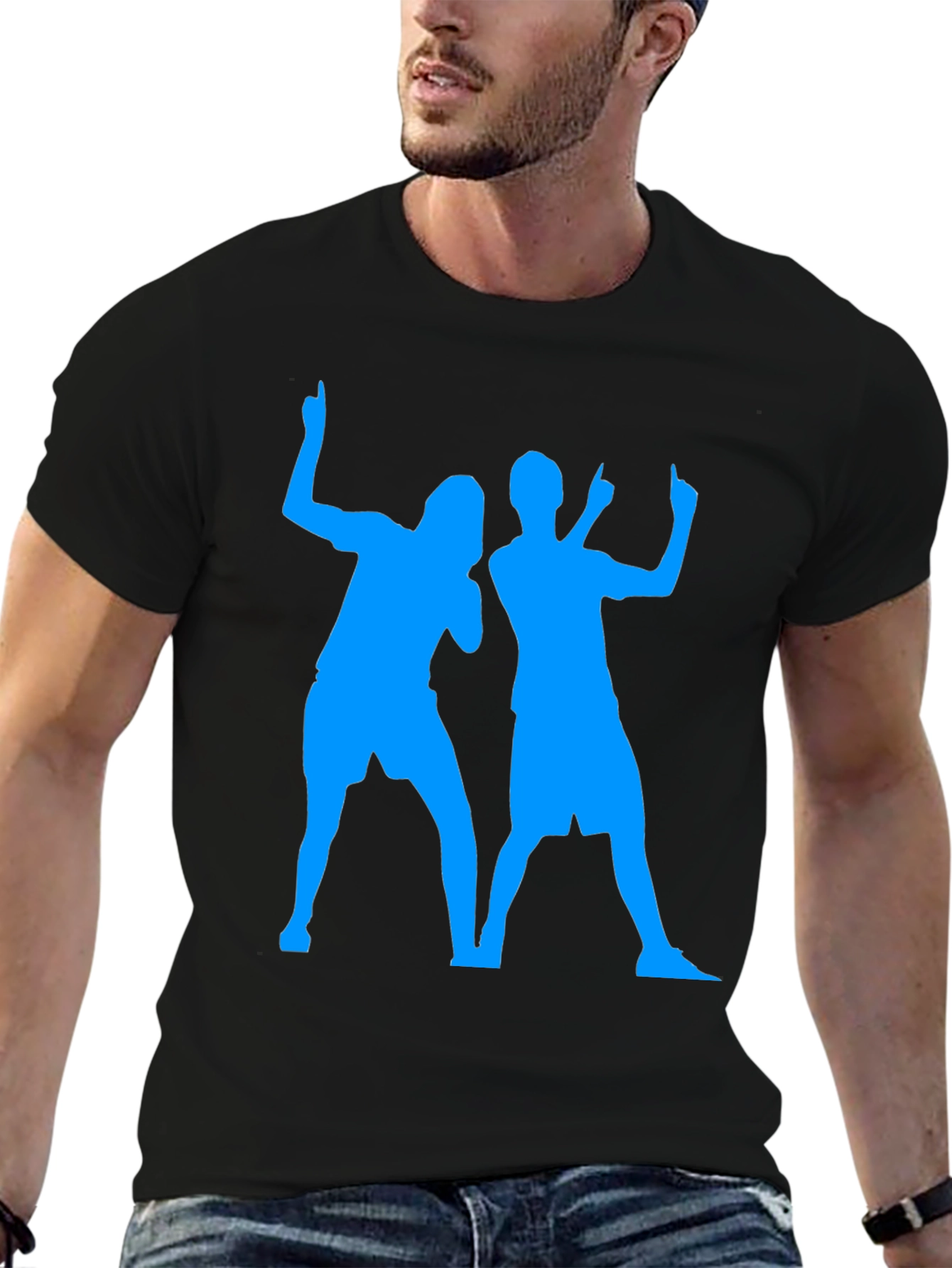 Cool Graphic Tee - Dancing Duo