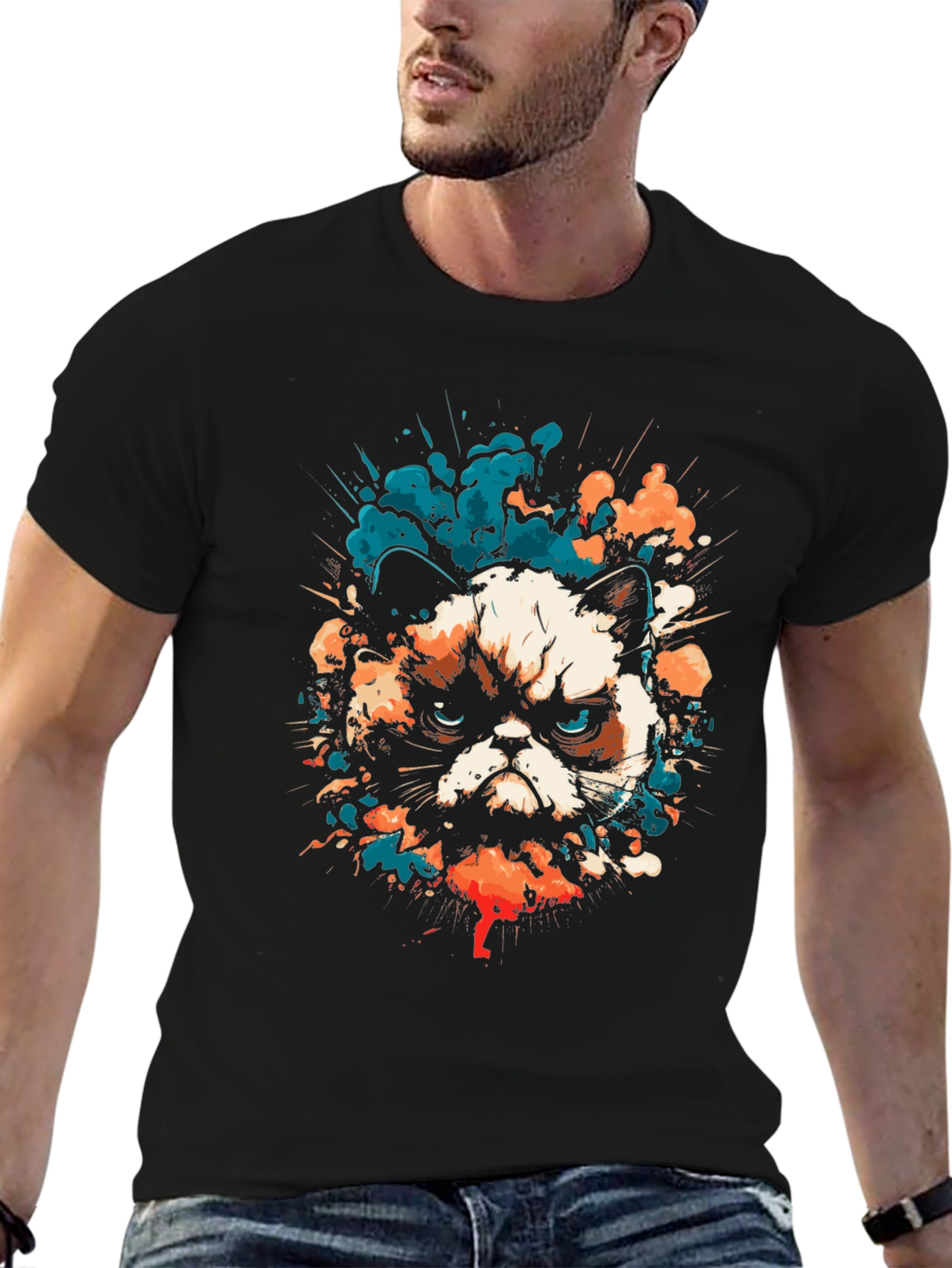 Grumpy Cat T-Shirt - Unisex Graphic Tee