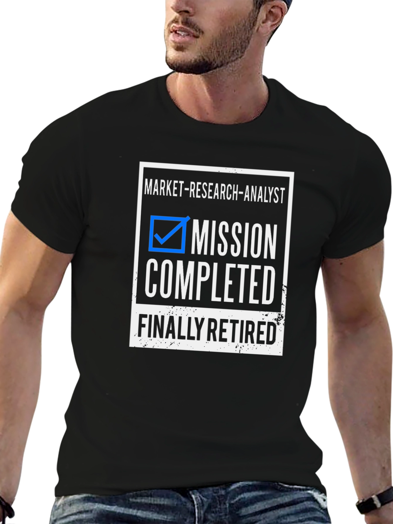 Market Research Analyst Mission Completed Retired T-Shirt