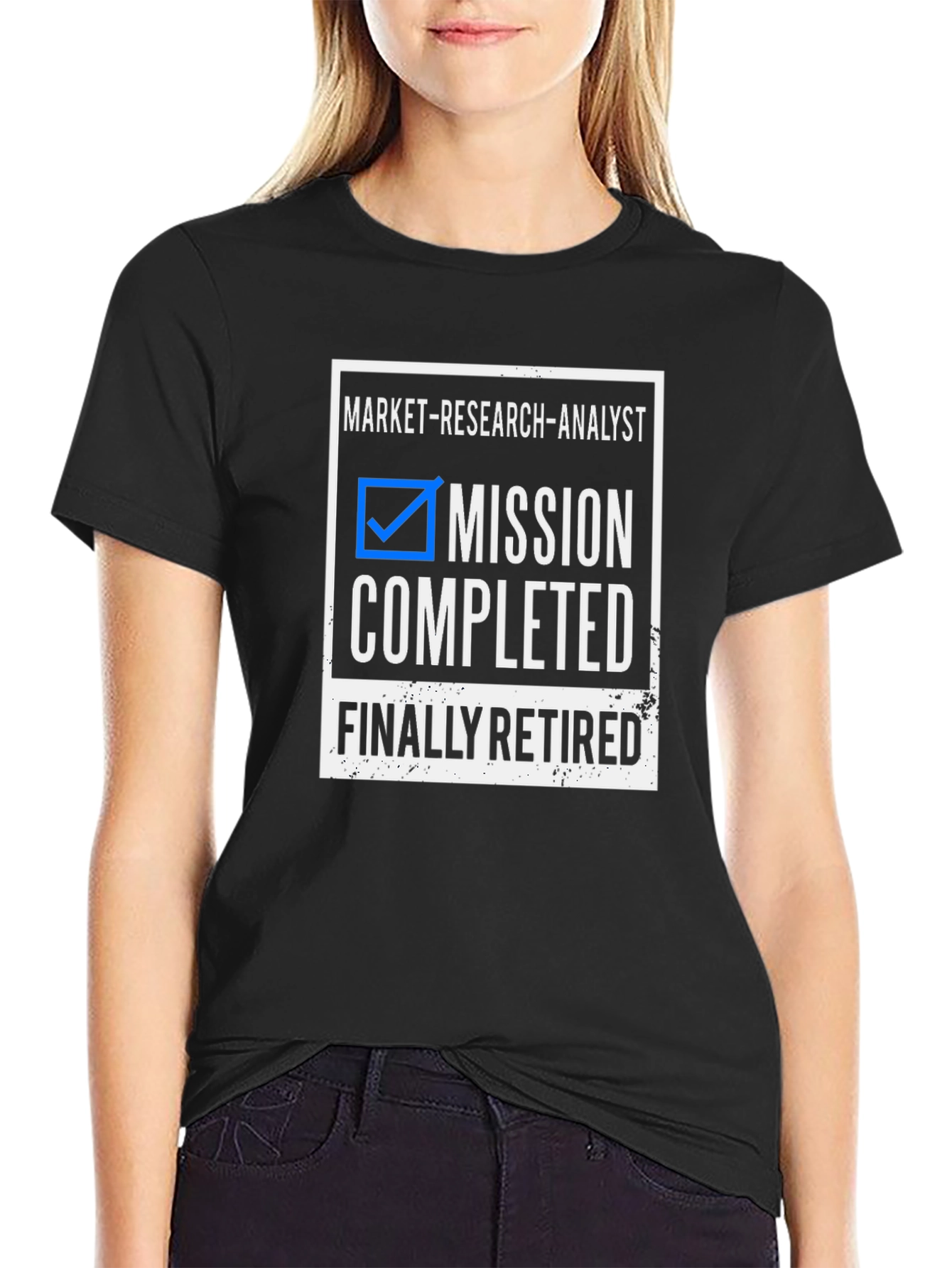 Market Research Analyst Mission Completed Retired T-Shirt