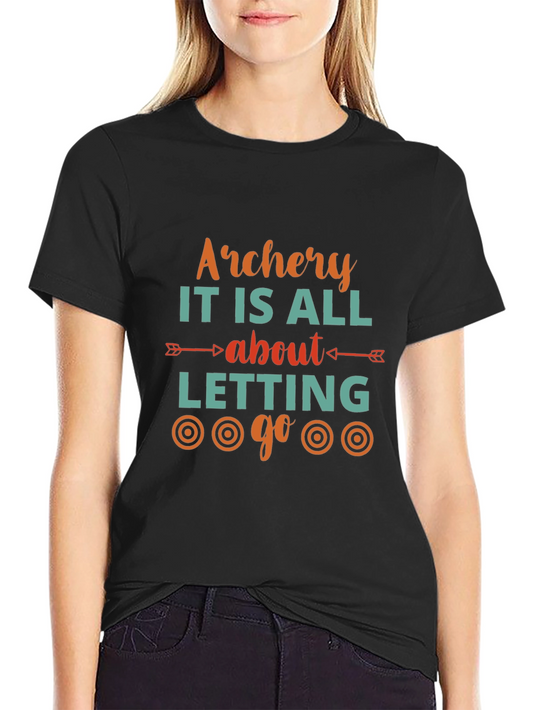 Archery T-Shirt: Let It Go Target Tee