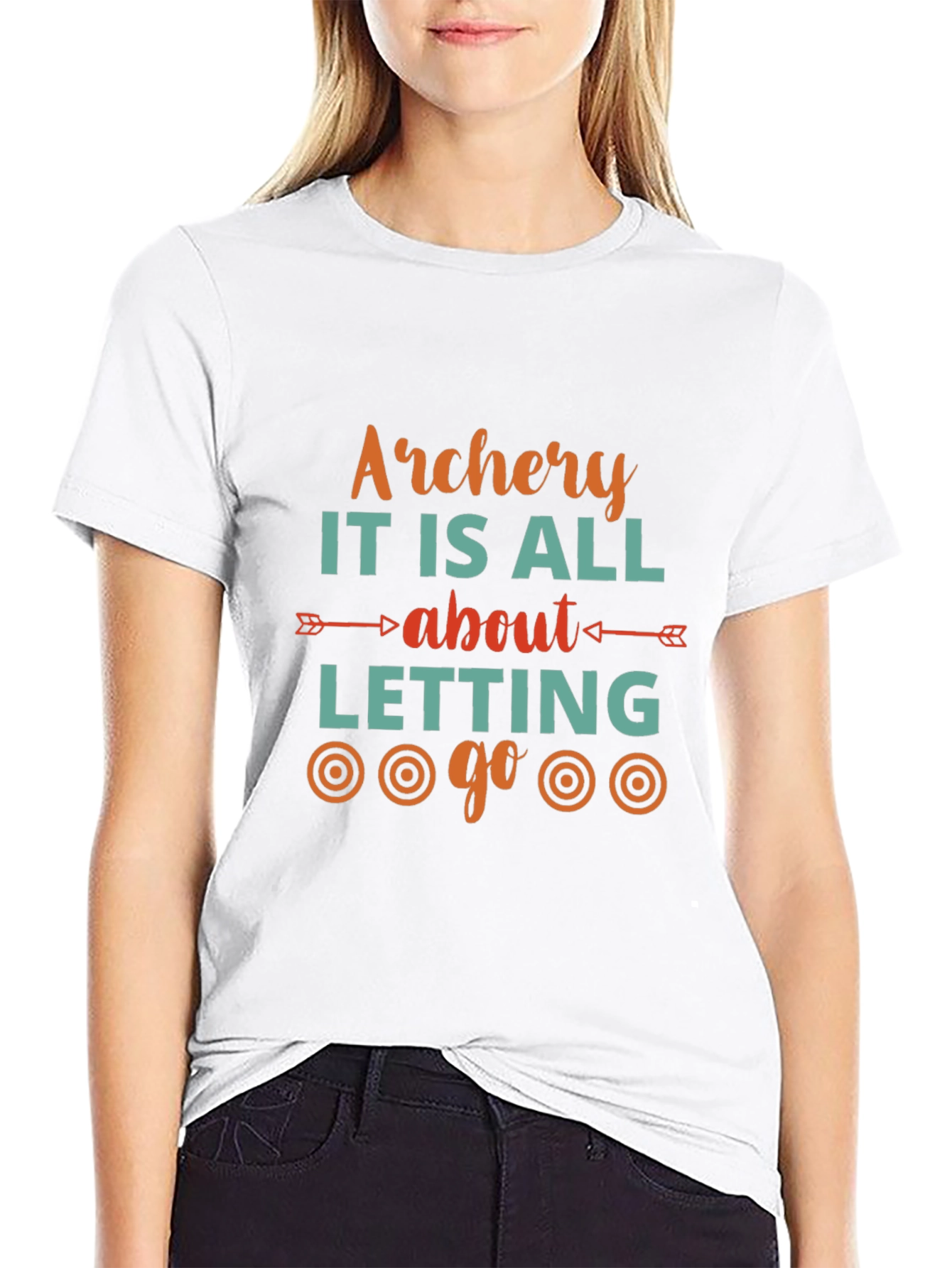 Archery T-Shirt: Let It Go Target Tee