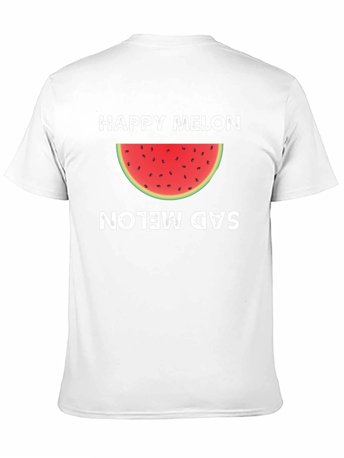 Happy Melon T-Shirt Funny Fruit Graphic Tee