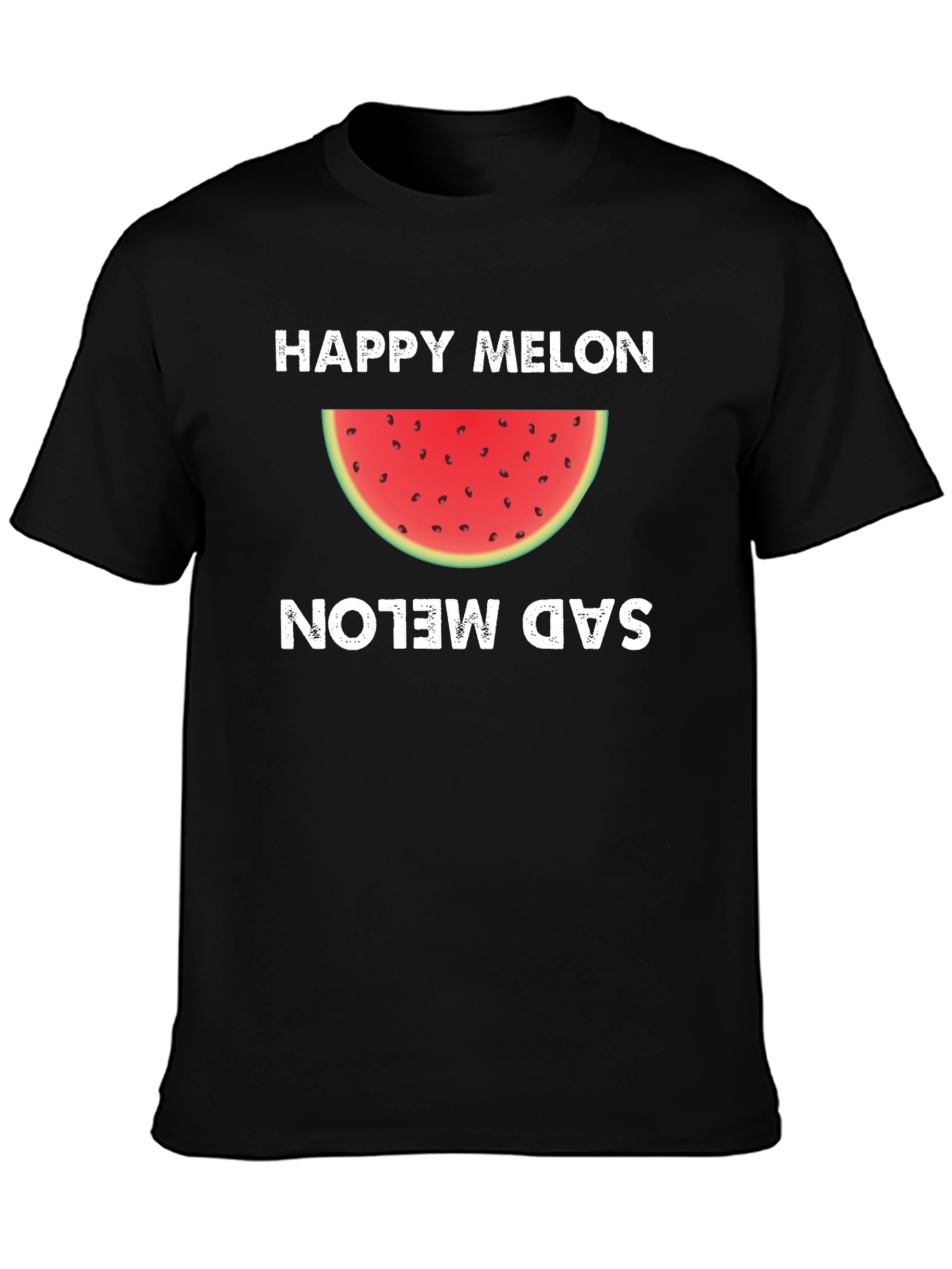 Happy Melon T-Shirt Funny Fruit Graphic Tee
