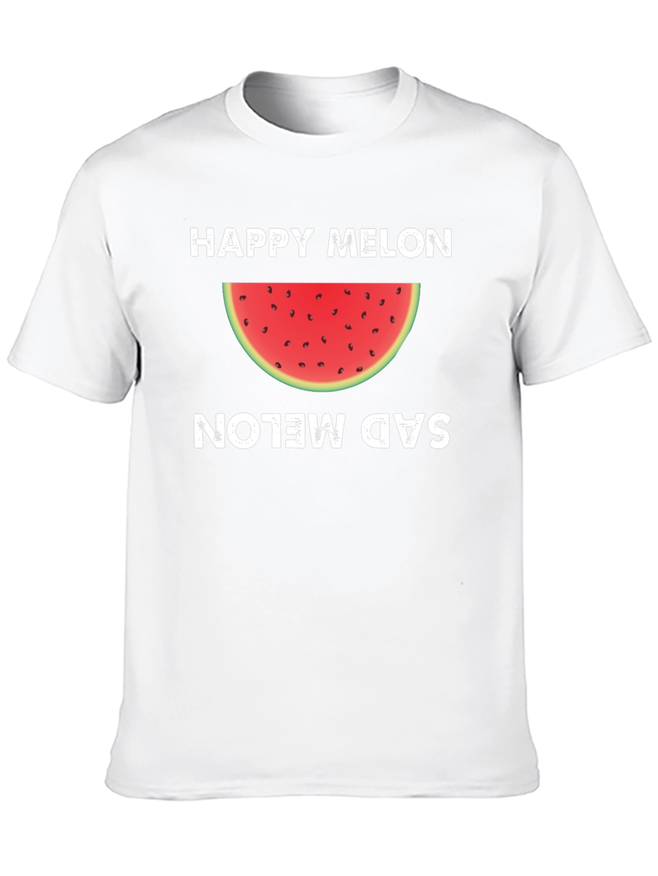 Happy Melon T-Shirt Funny Fruit Graphic Tee