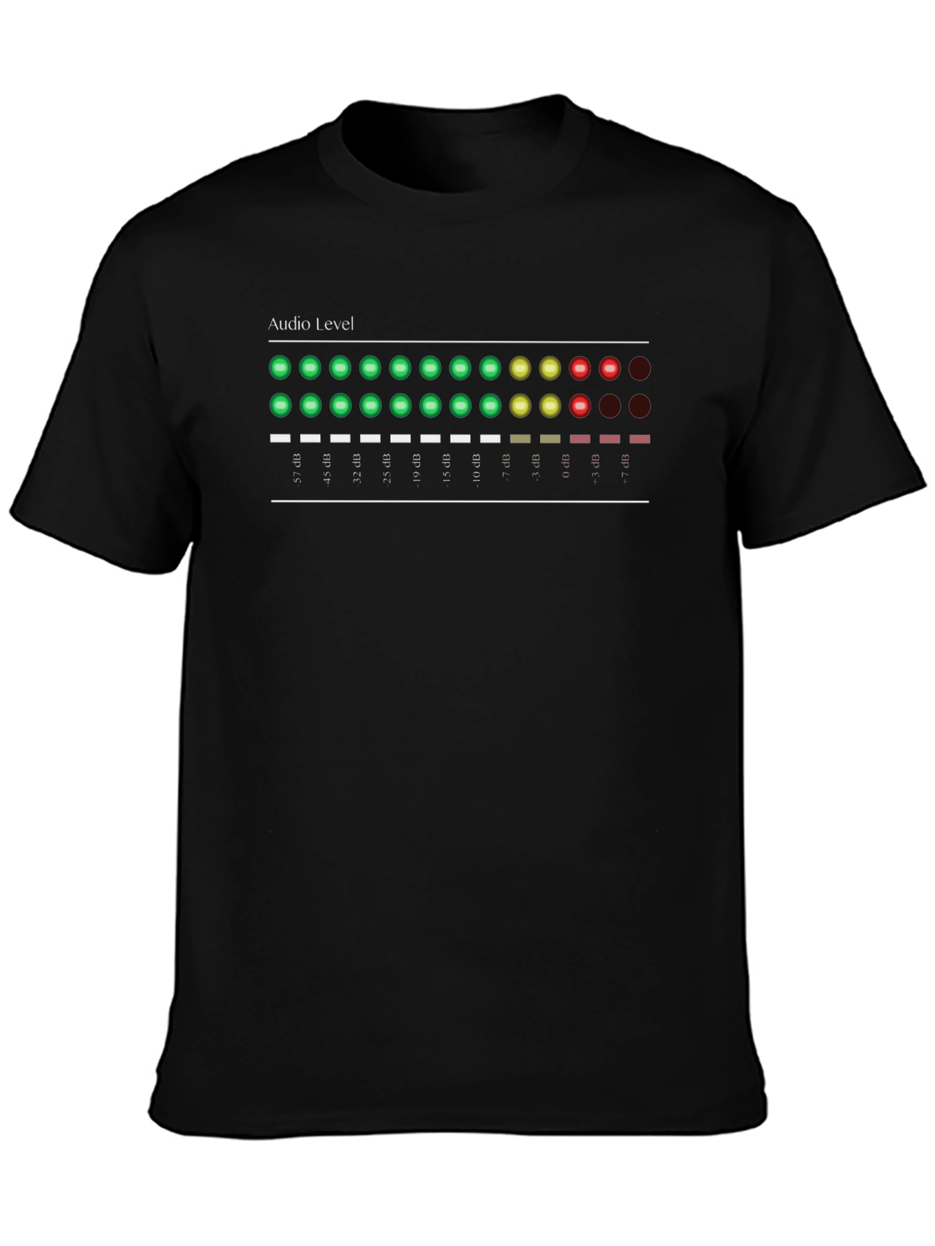 Audio Level Meter Graphic T-Shirt