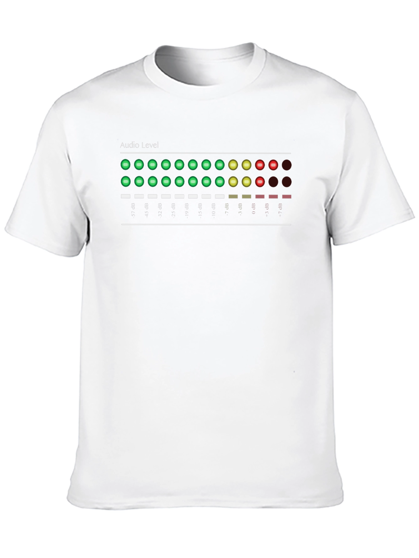 Audio Level Meter Graphic T-Shirt
