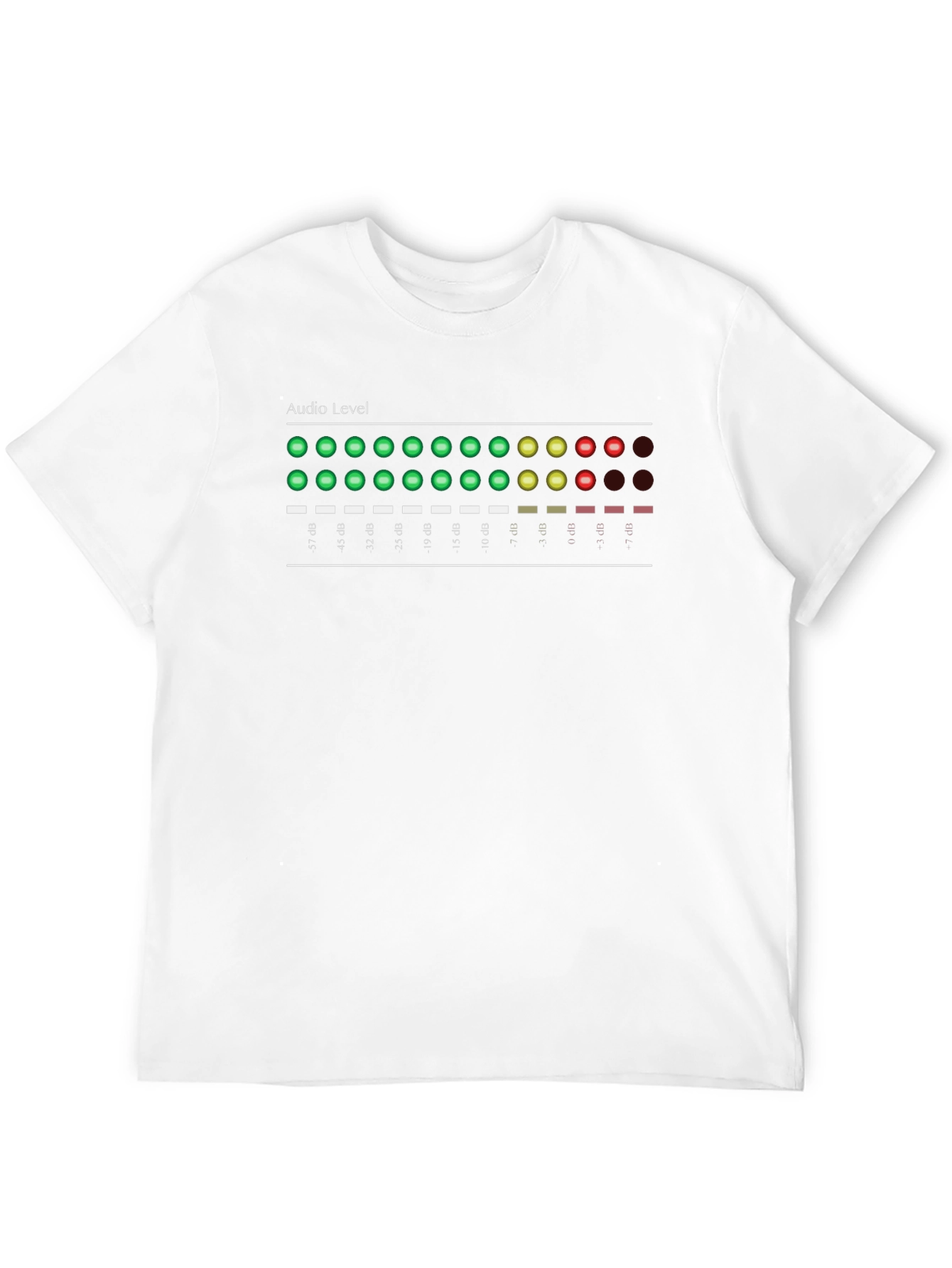 Audio Level Meter Graphic T-Shirt
