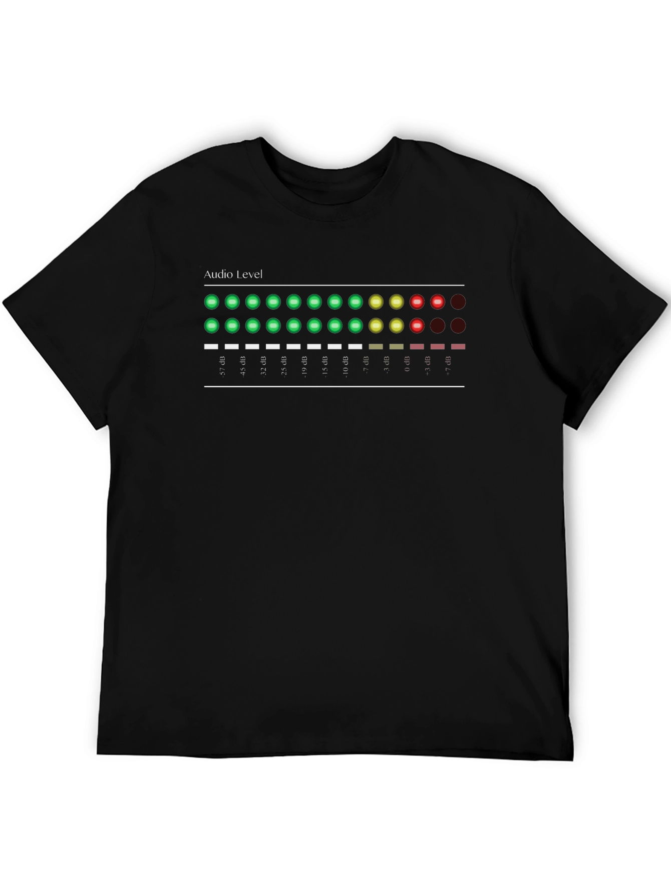Audio Level Meter Graphic T-Shirt
