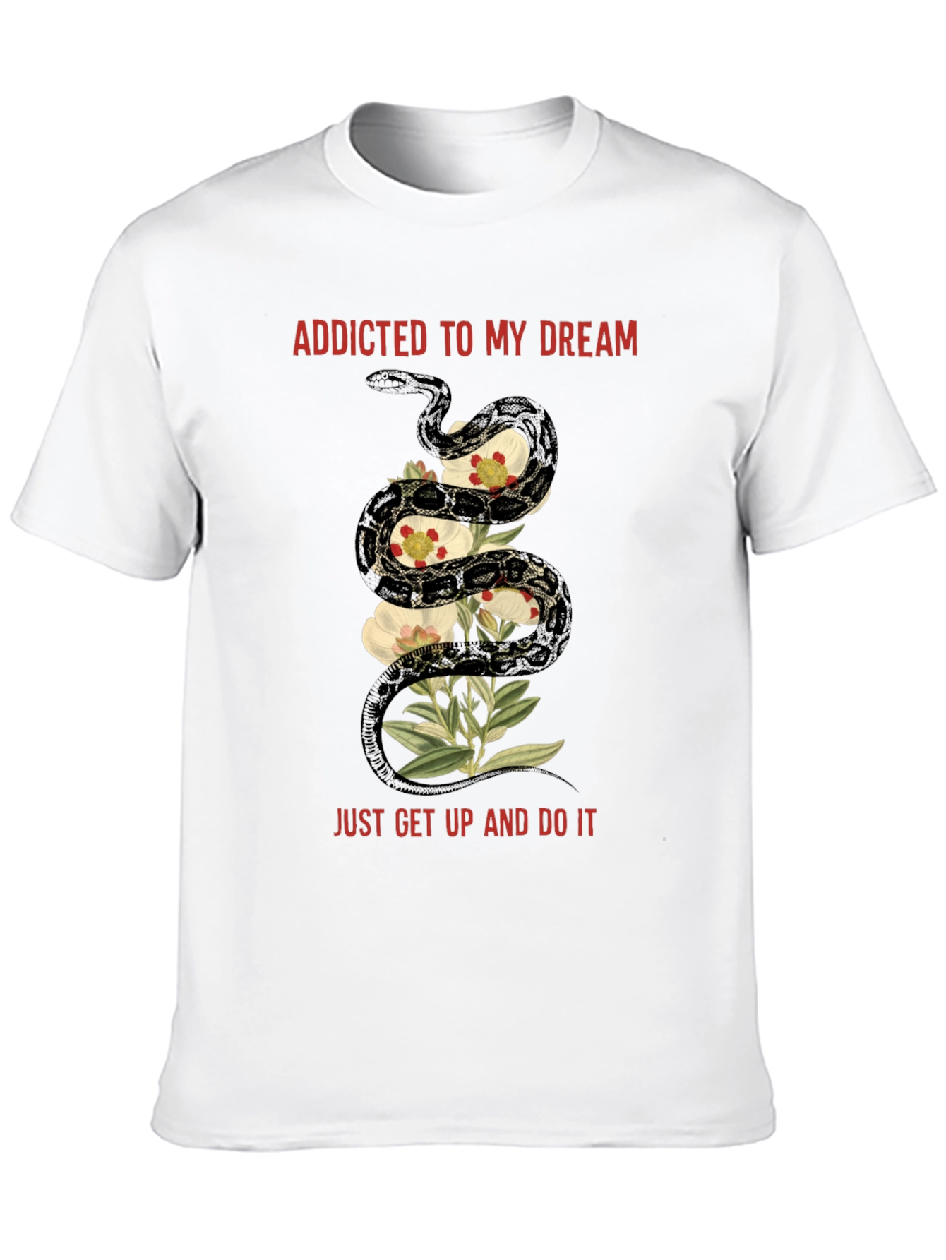 Addicted to My Dream Snake Graphic Tee