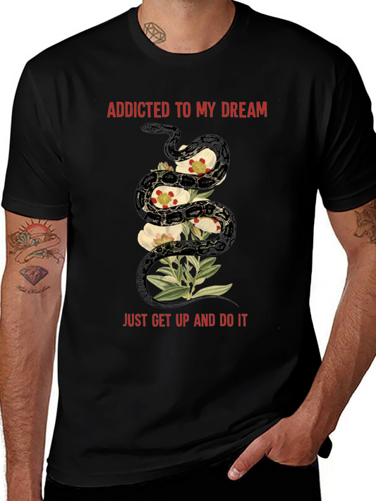 Addicted to My Dream Snake Graphic Tee