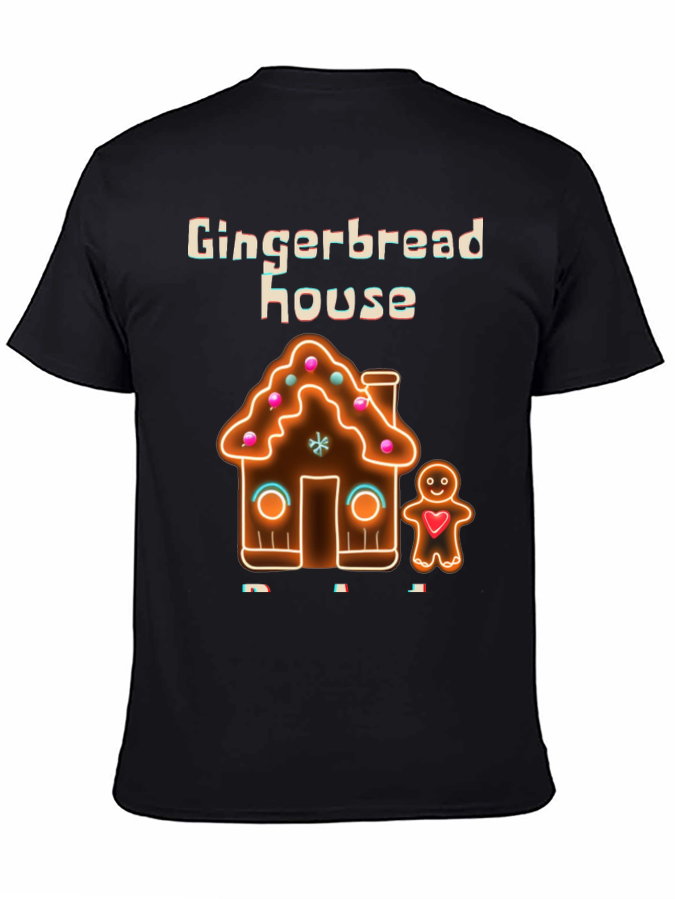 Gingerbread House Graphic Tee - Holiday Fun