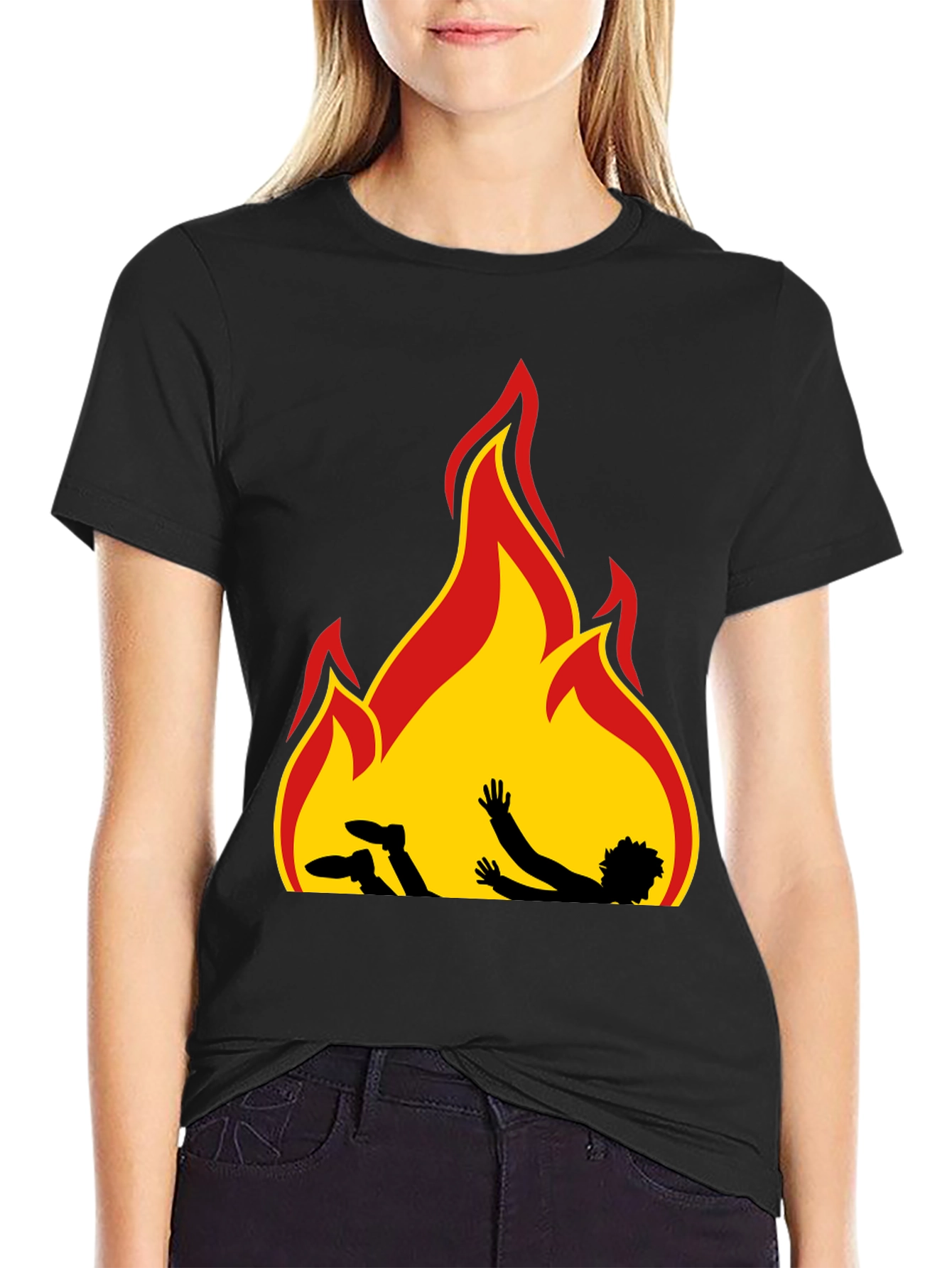 Burning Man T-Shirt Graphic Tee Novelty
